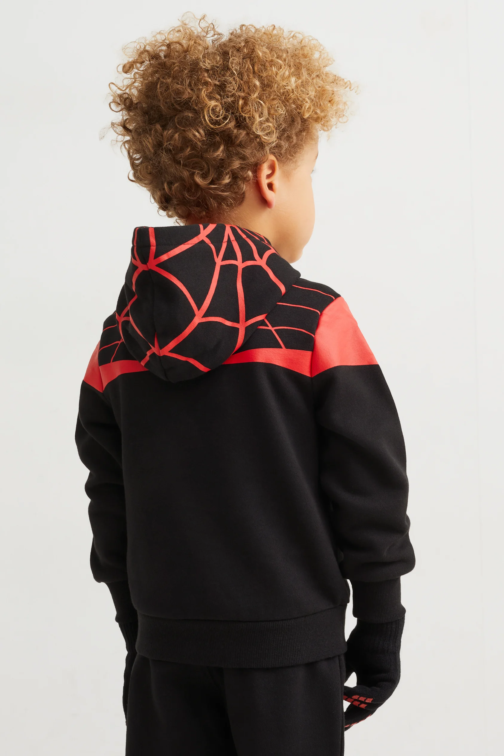Spider-Man - set - hoodie and gloves - 2 piece