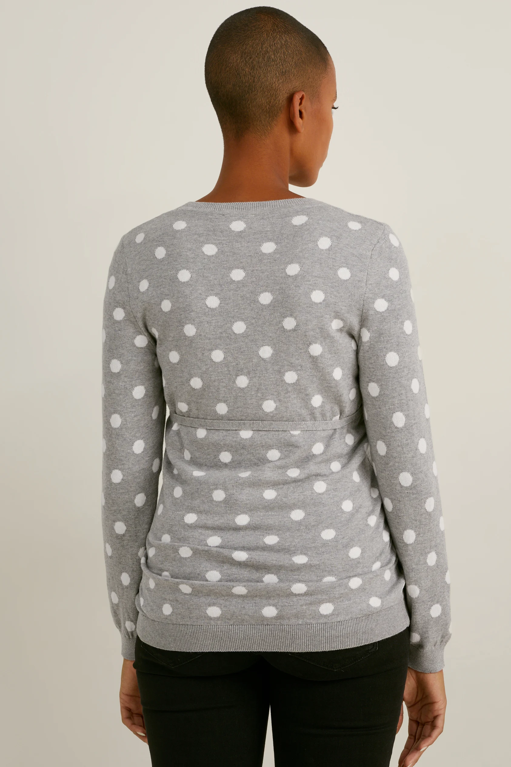 Maternity jumper - polka dot