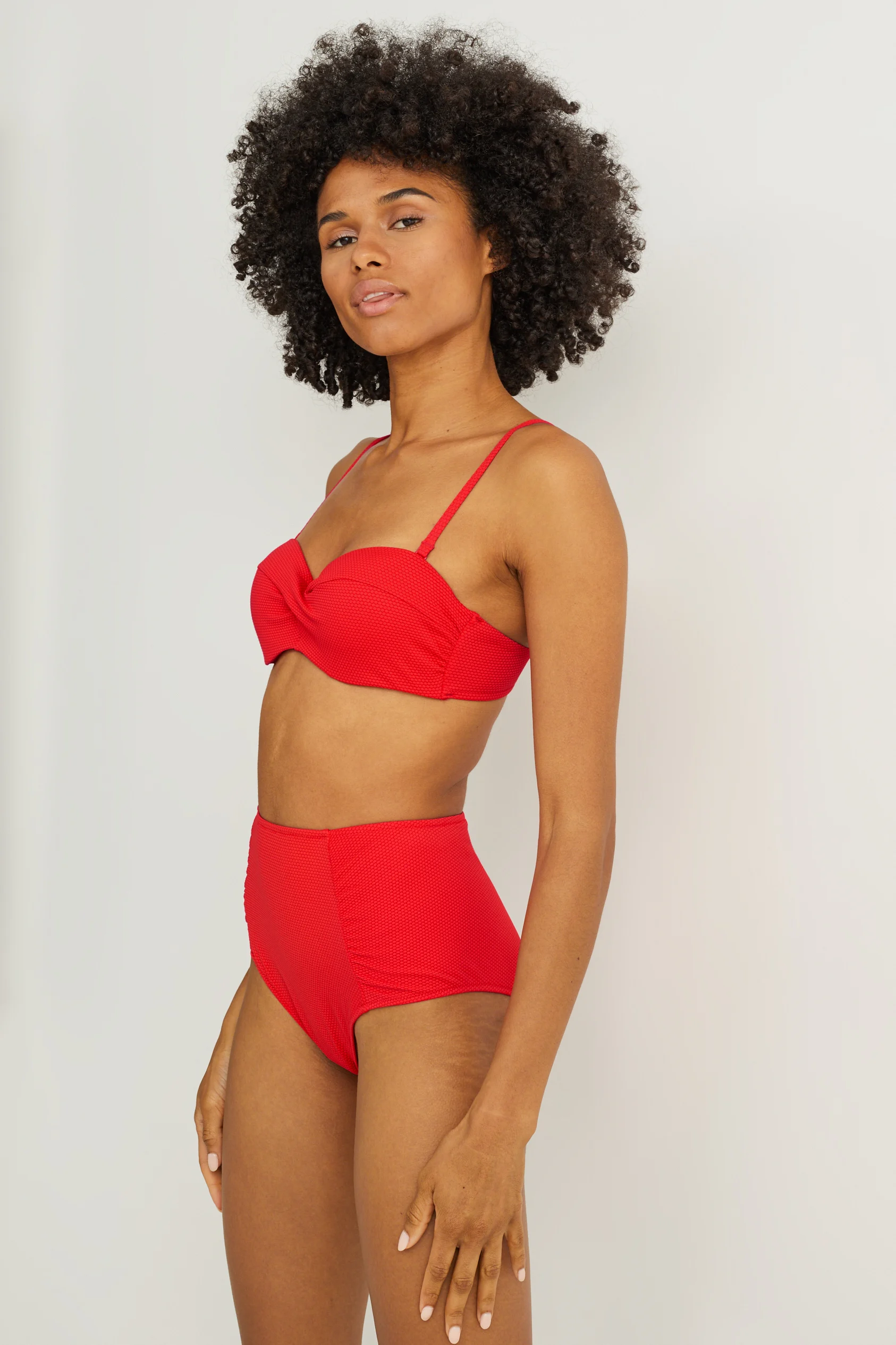 Bikini bottoms - high waist - LYCRA? XTRA LIFE?