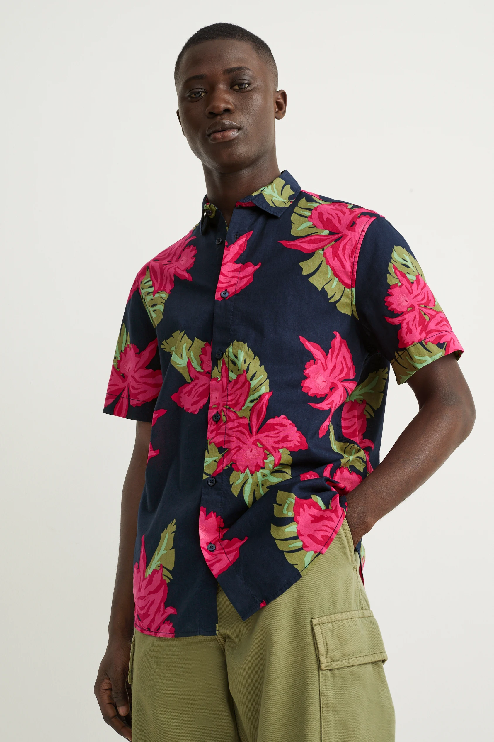 Shirt - regular fit - kent collar