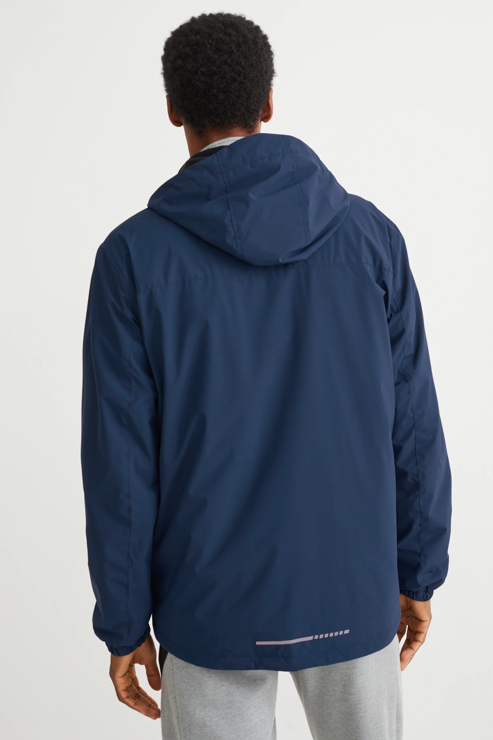 Technical jacket with hood