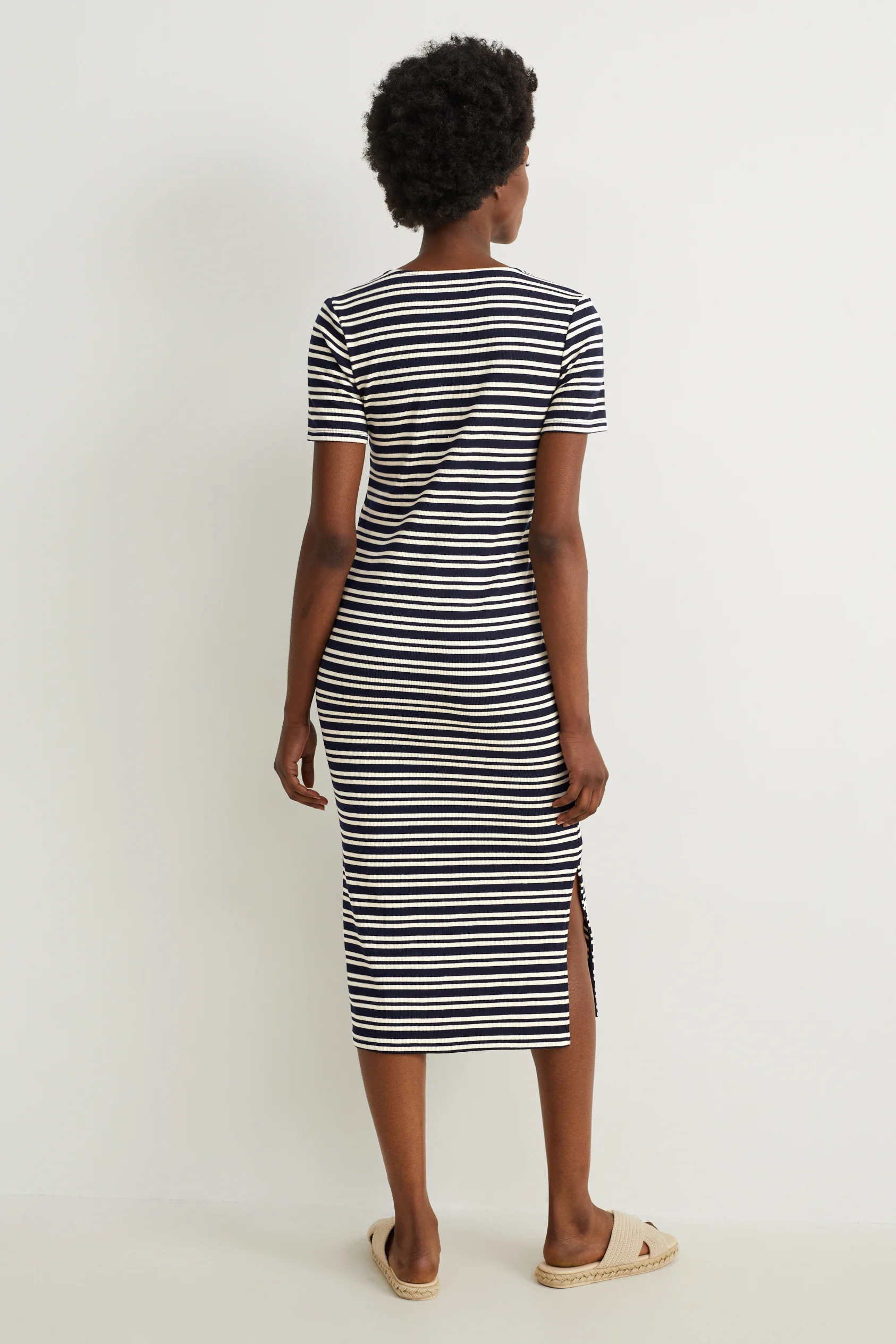 Bodycon dress - striped