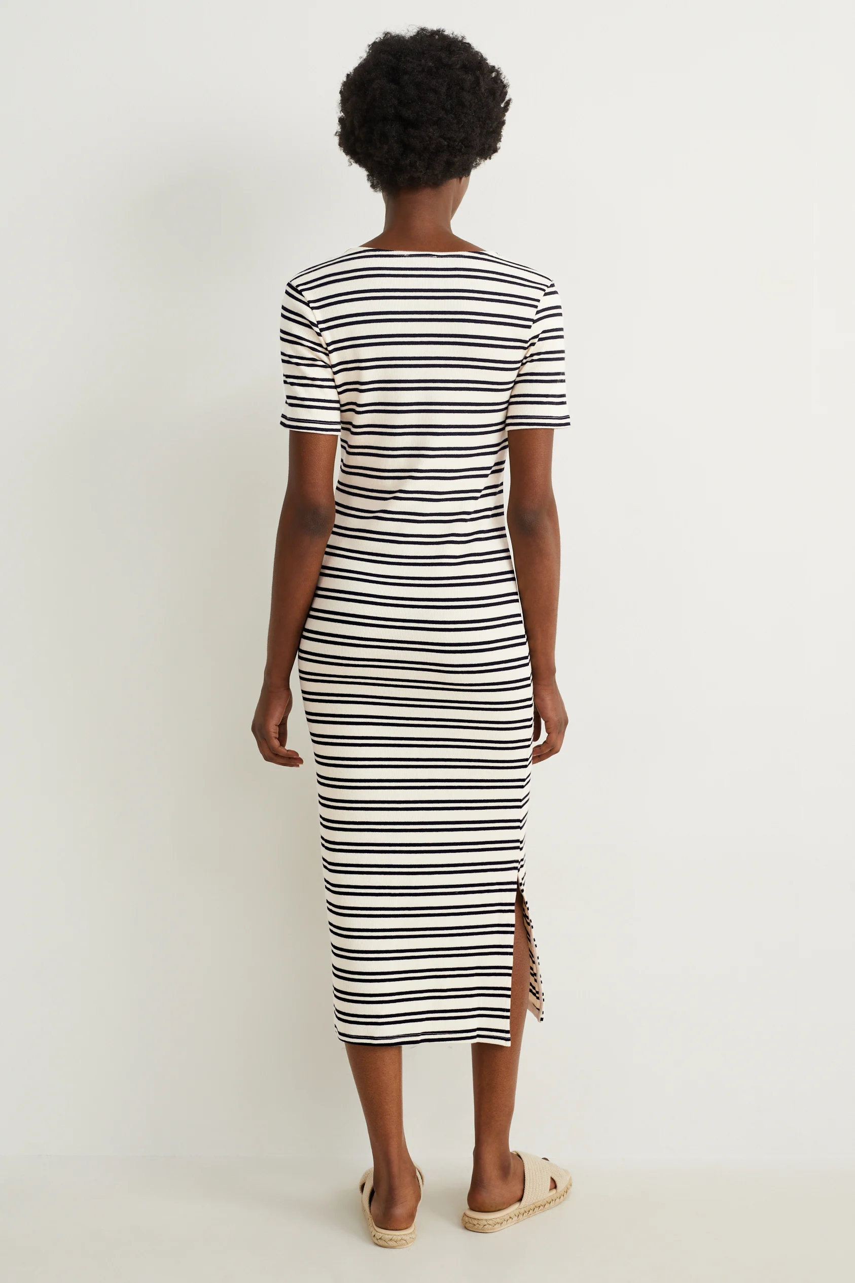 Bodycon dress - striped