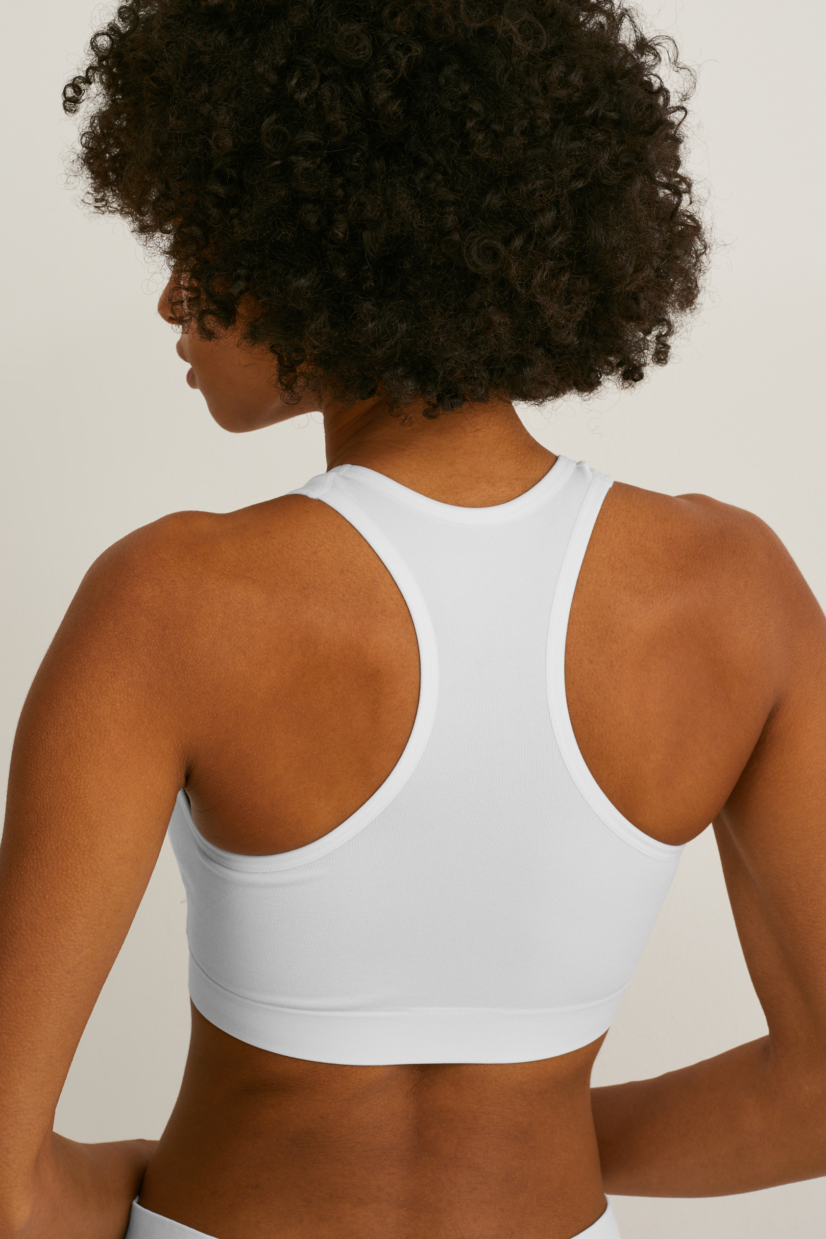 Crop top - padded - seamless - LYCRA?