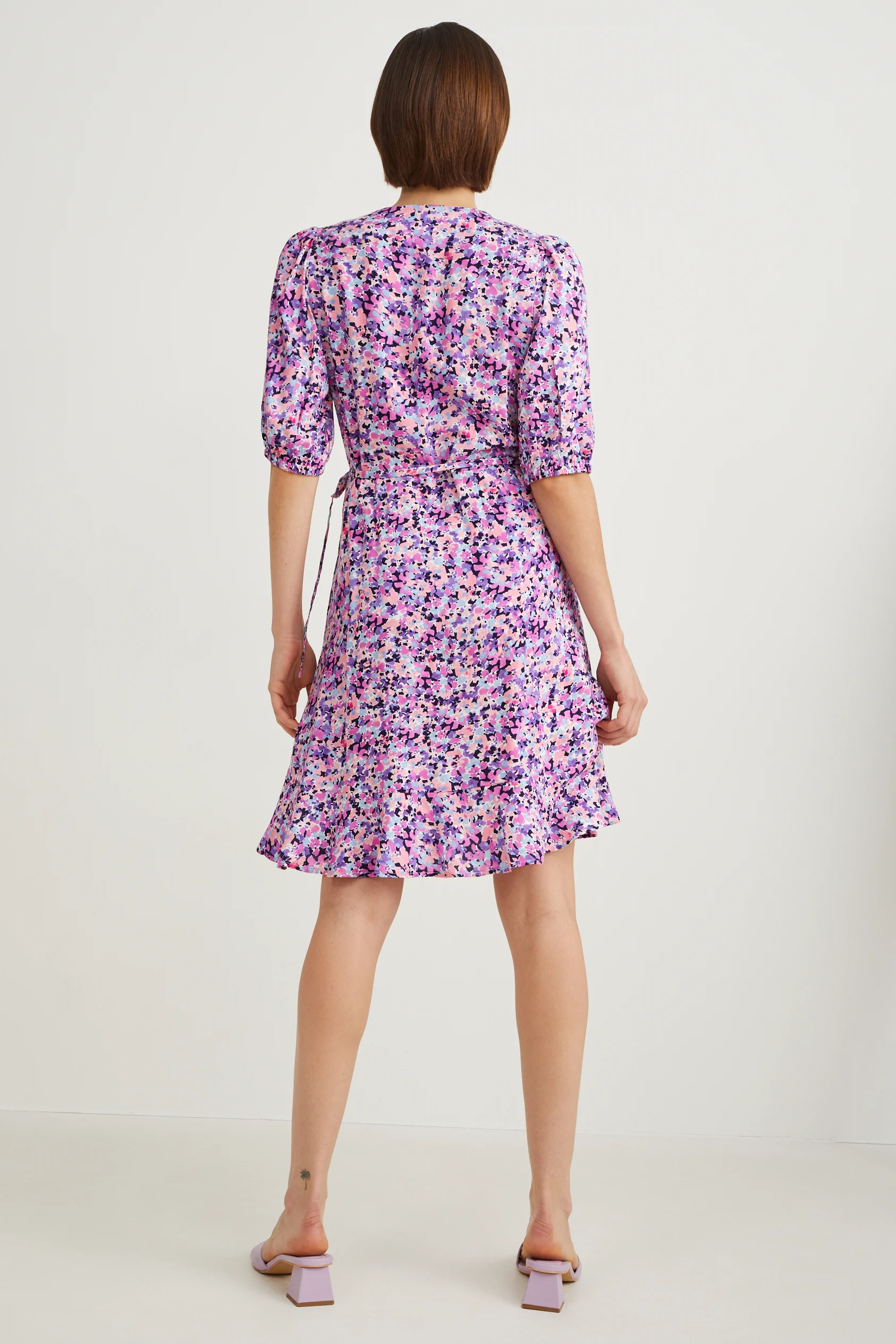 Wrap dress - floral