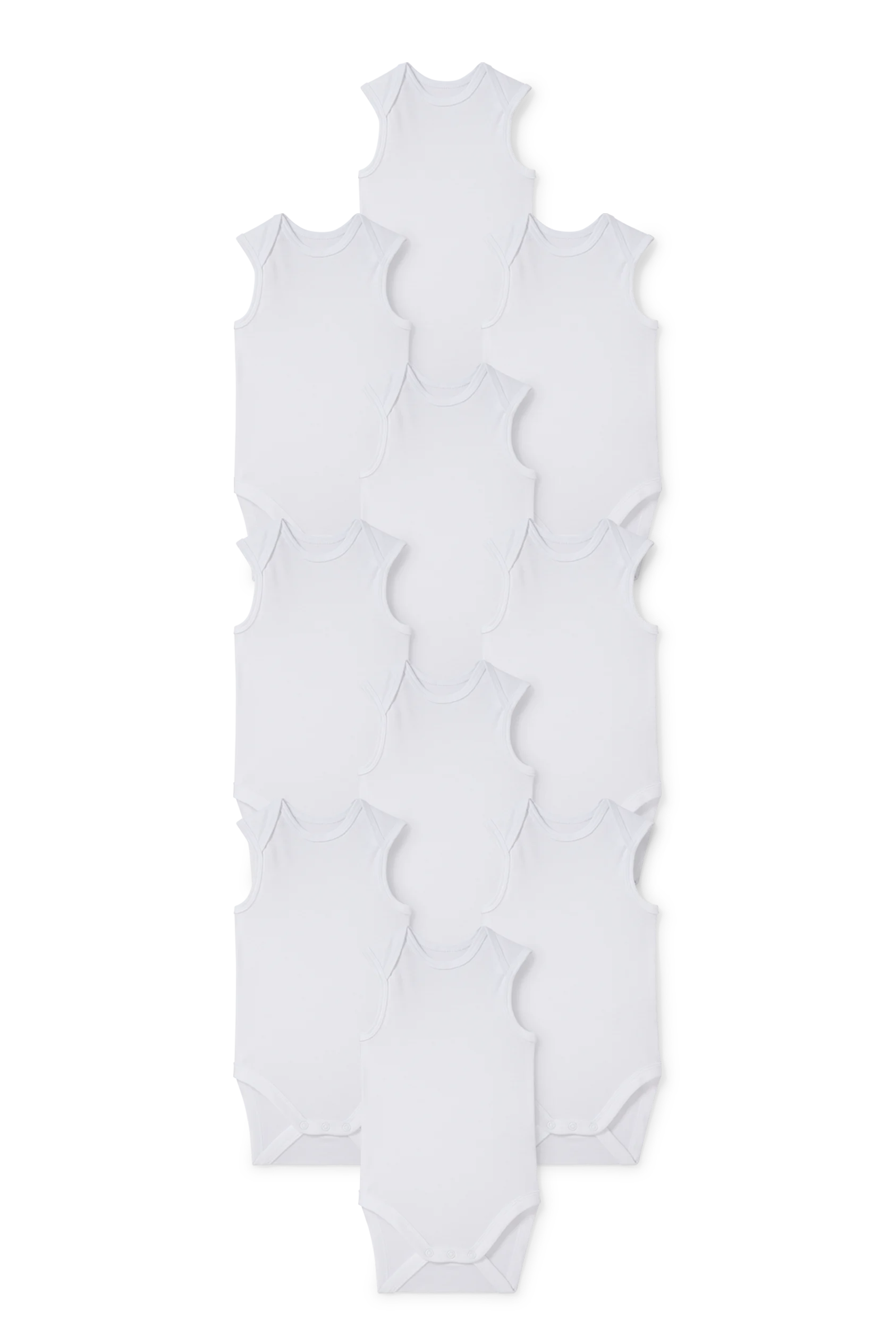 Multipack of 10 - baby bodysuit