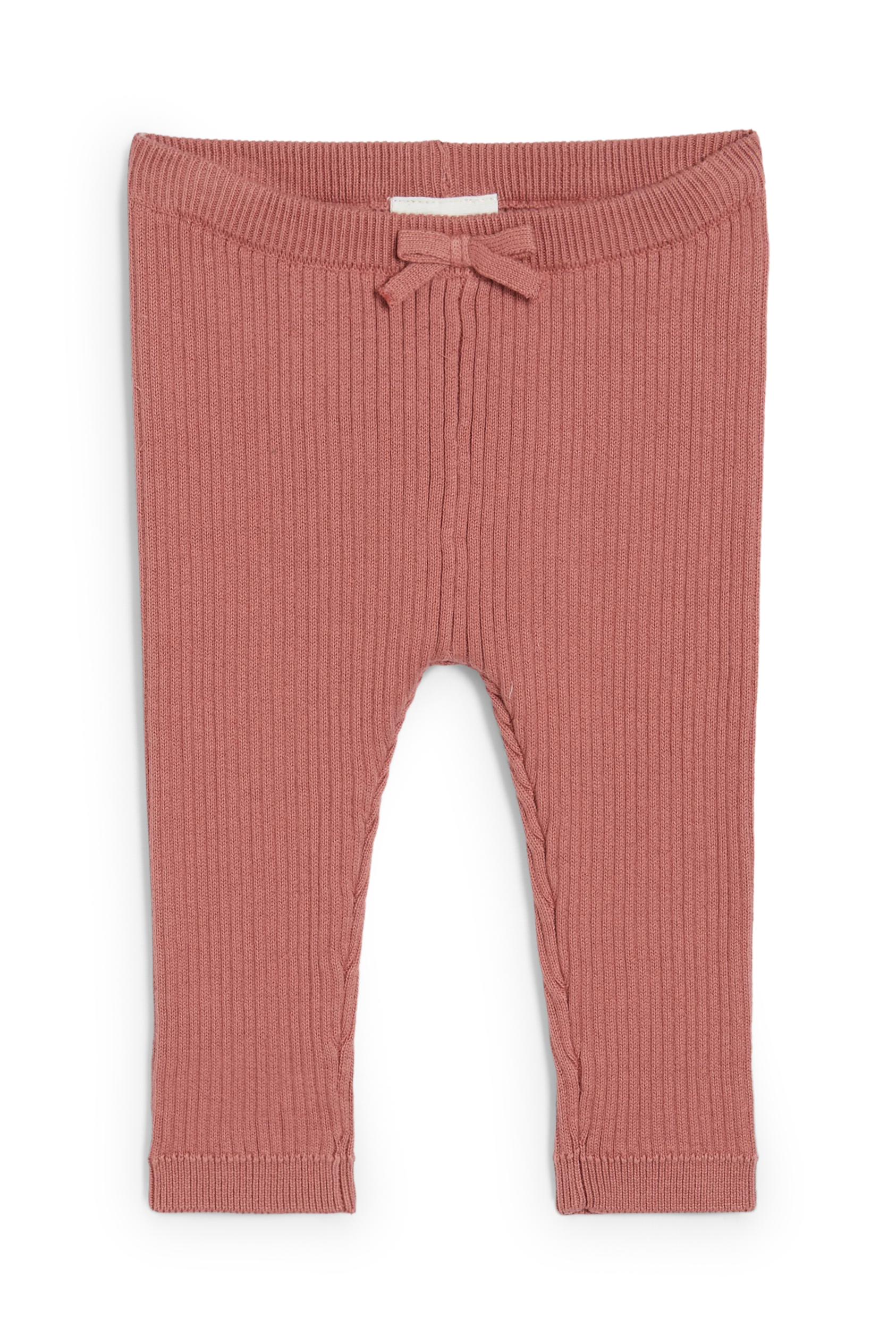 Knitted baby leggings