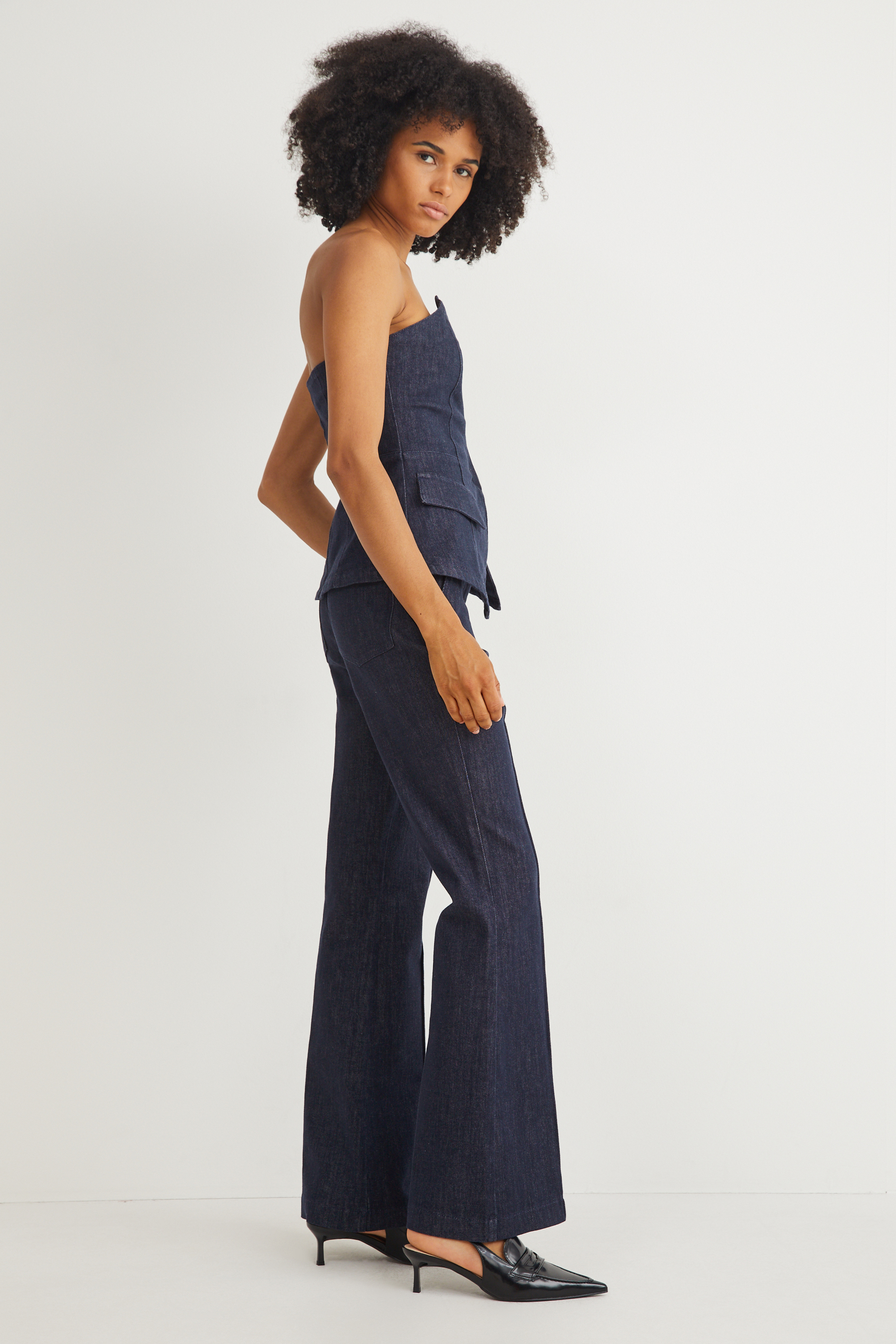 Flared jeans - high waist