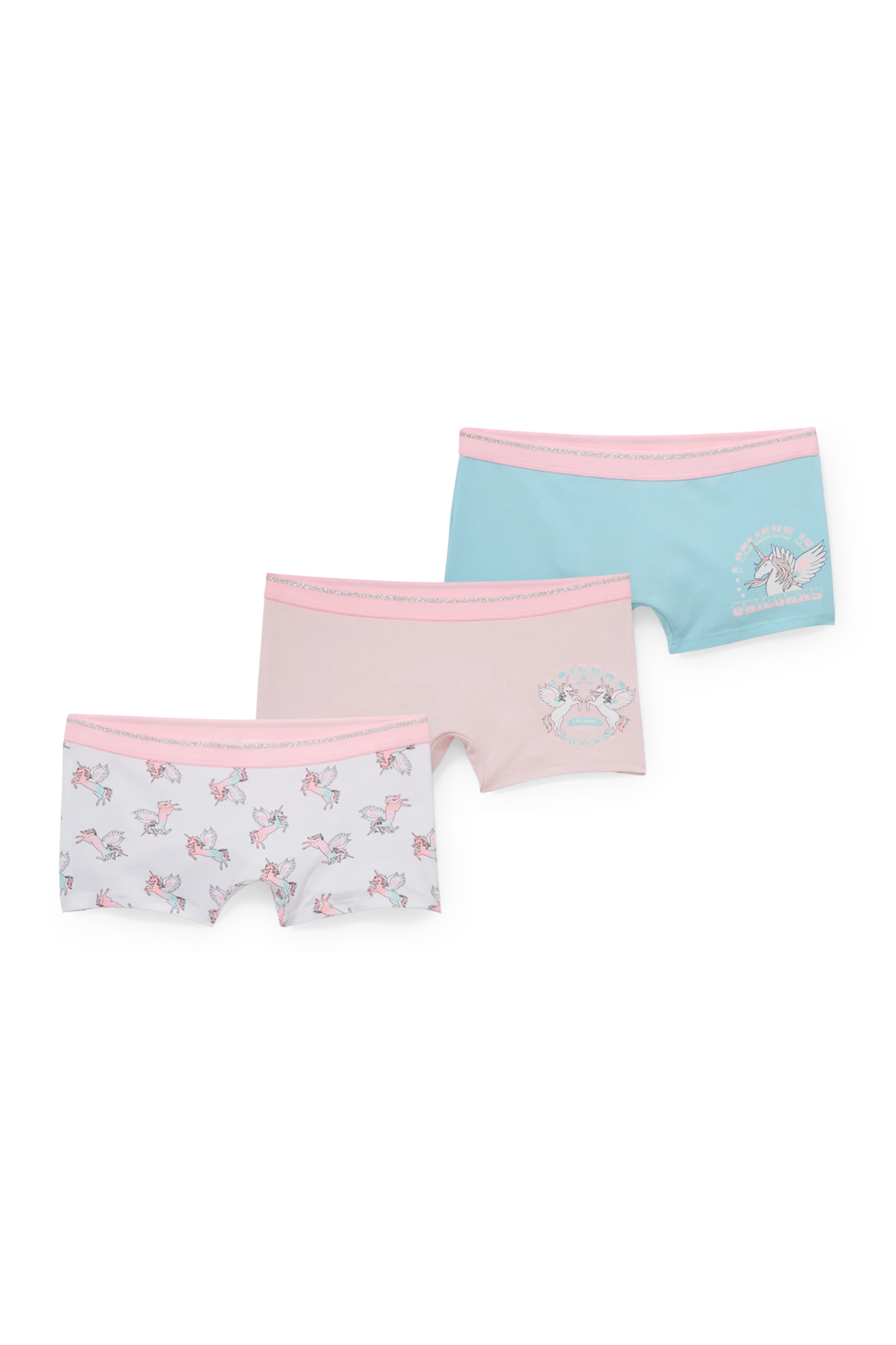 Multipack of 3 - unicorn - shorts