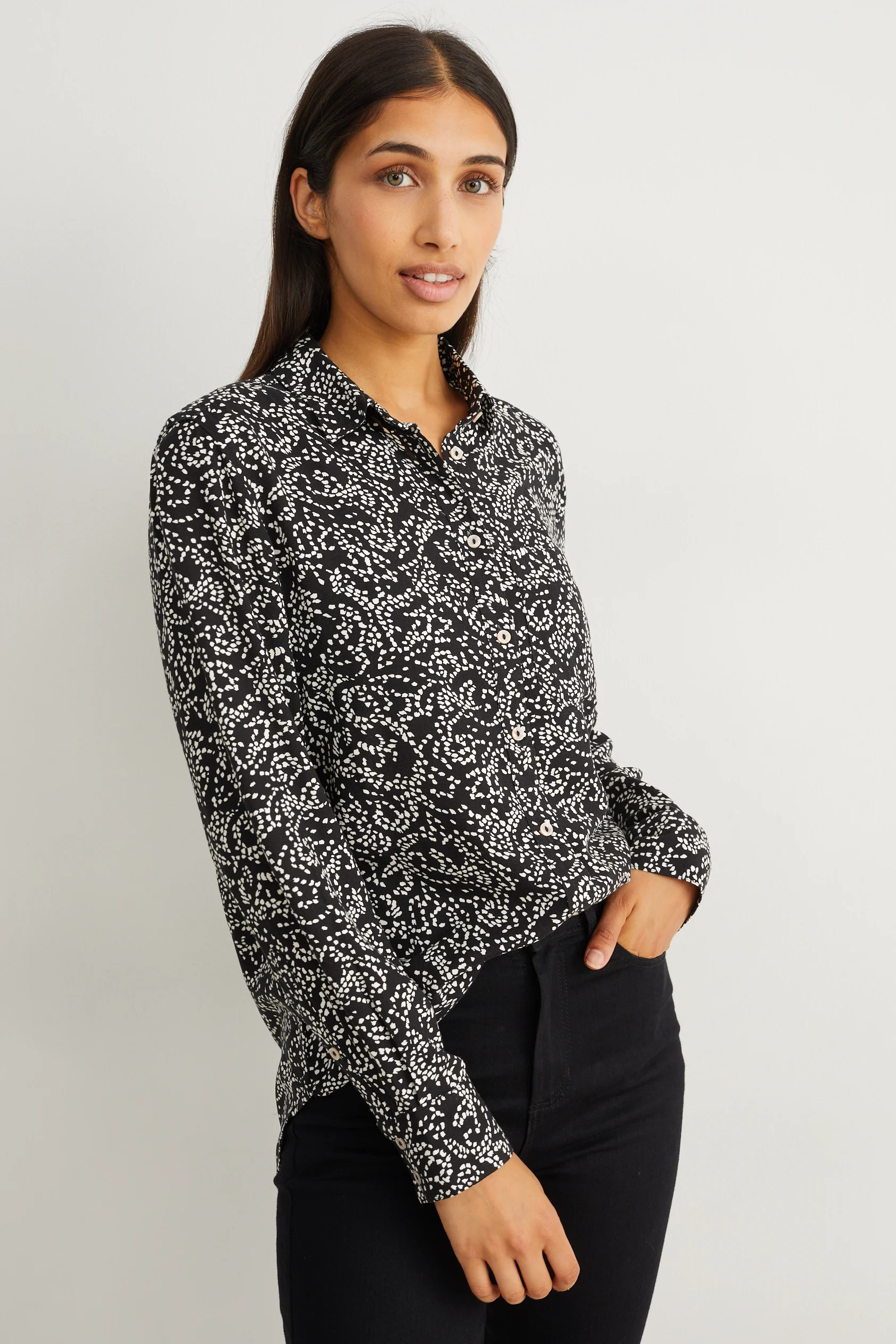 Blouse - patterned