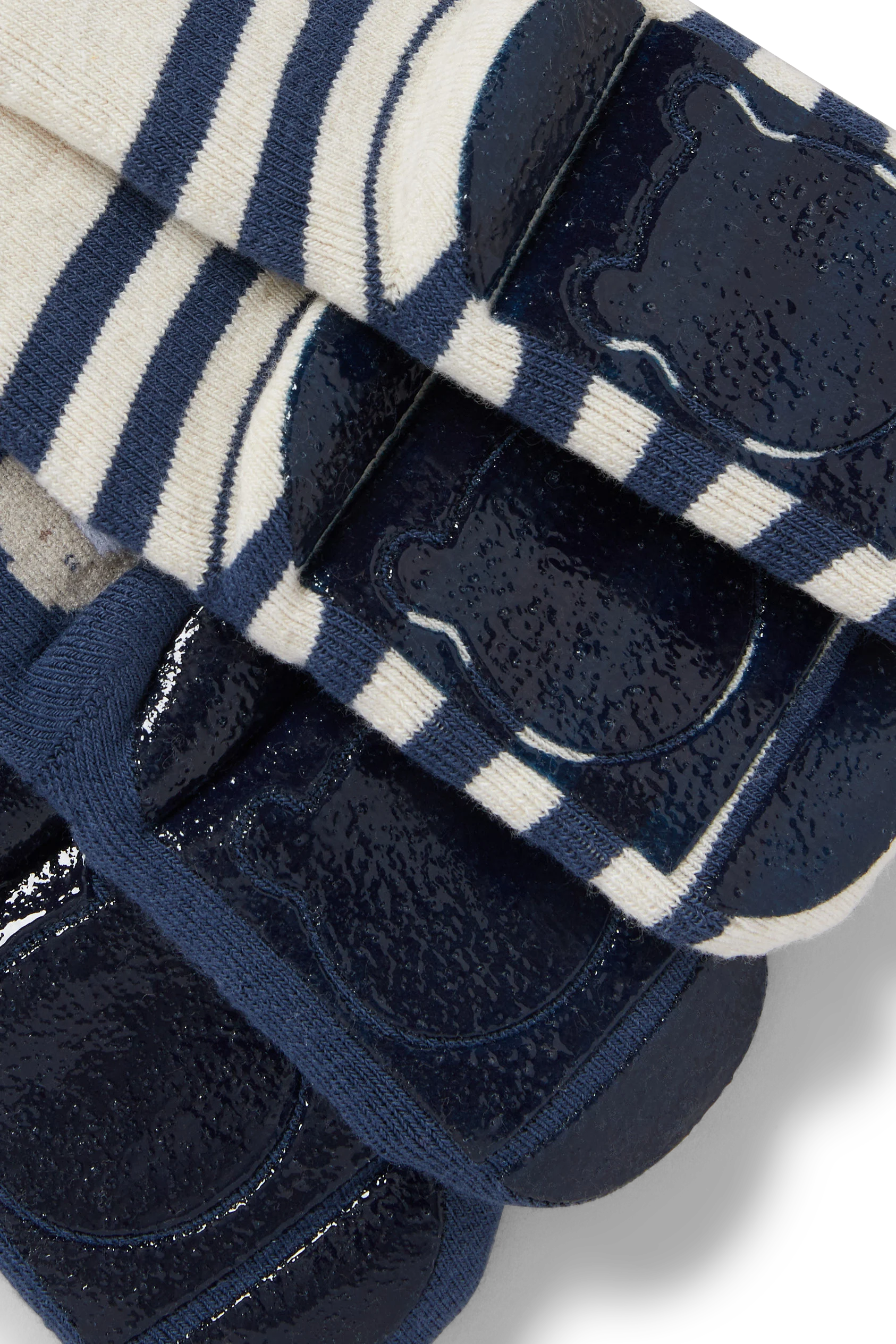 Multipack of 2 - leopard - baby non-slip socks with motif