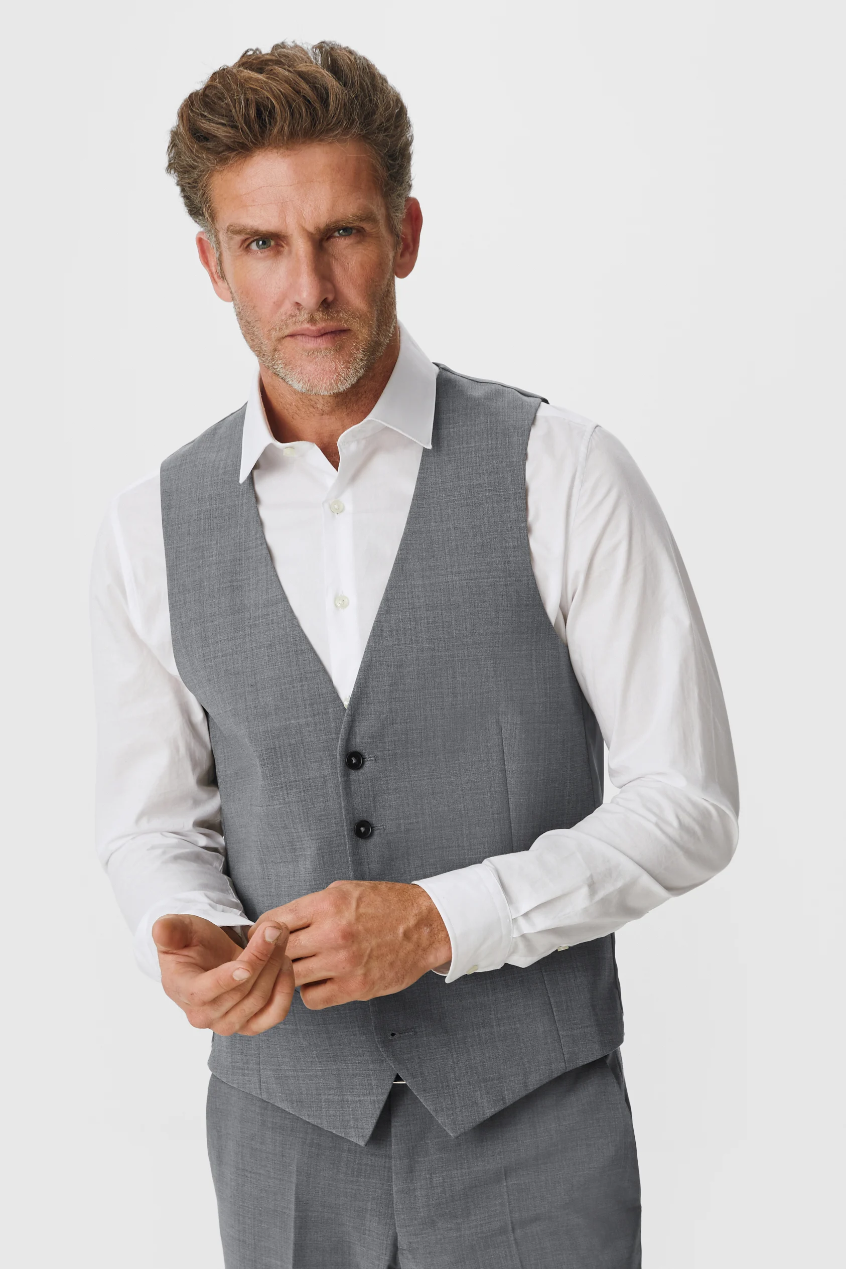 Mix-and-match waistcoat - slim fit - Flex - new wool blend - LYCRA?