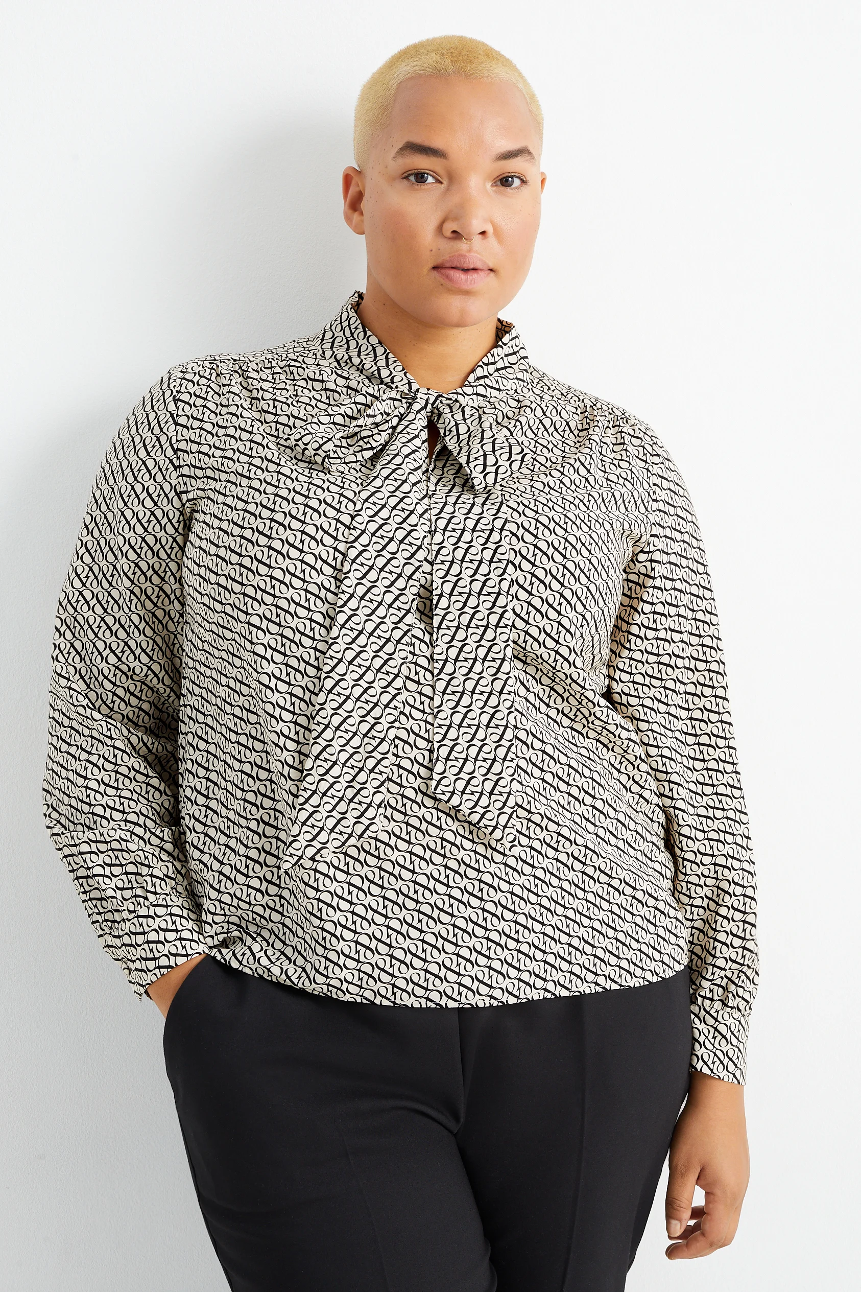 Blouse - patterned