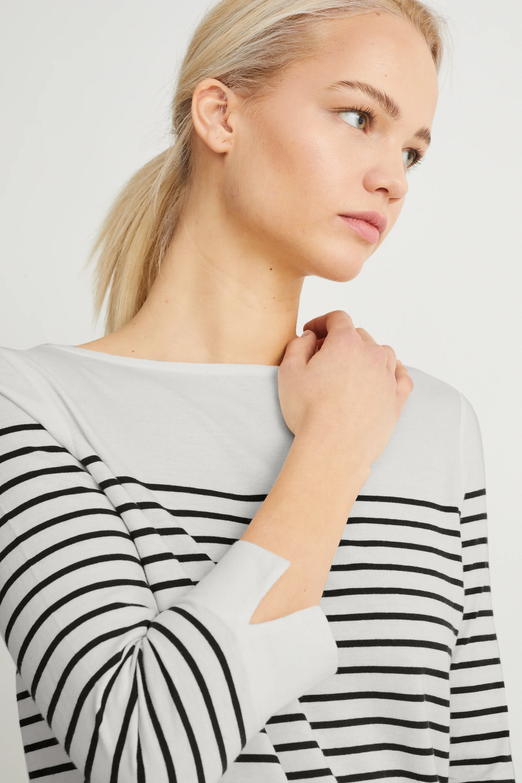 Long sleeve top - striped