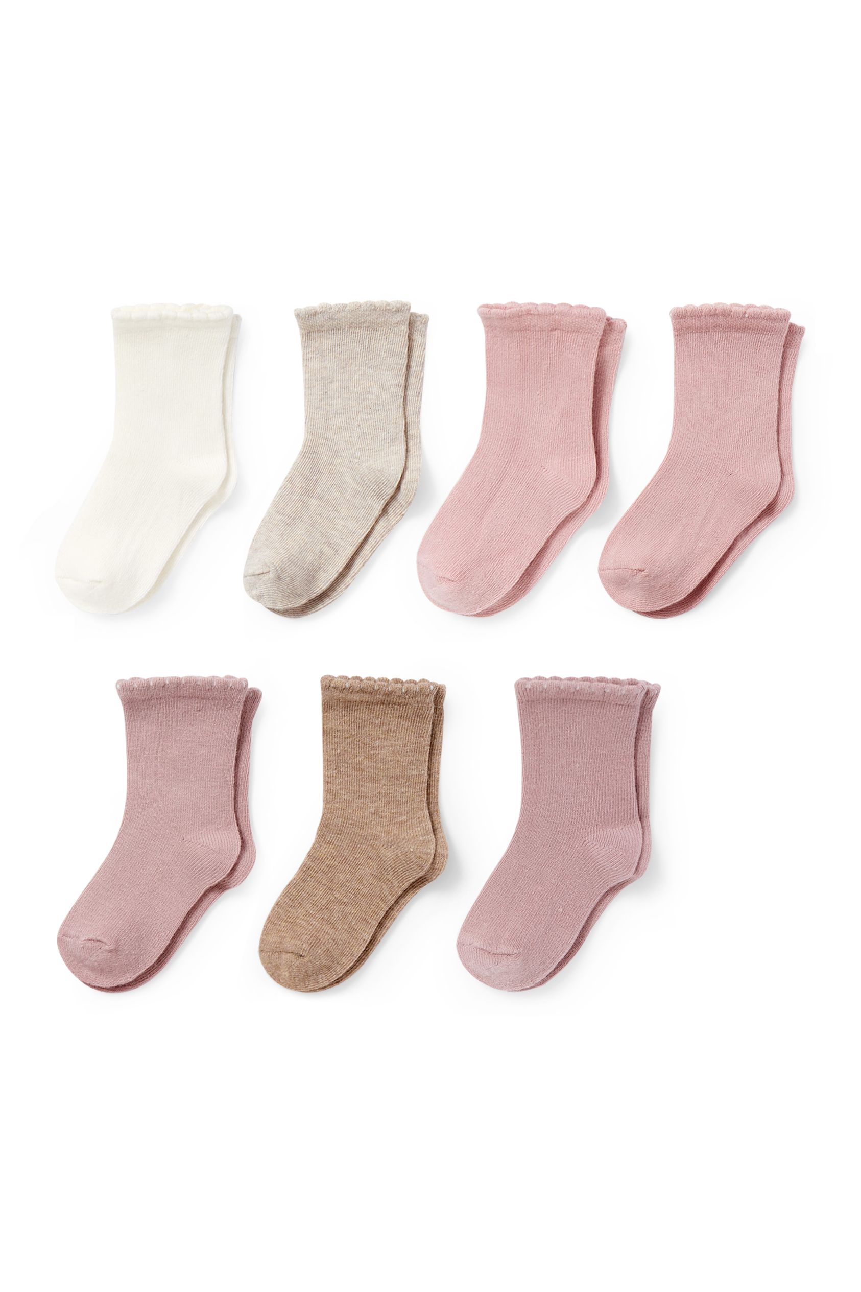 Multipack of 7 - baby socks