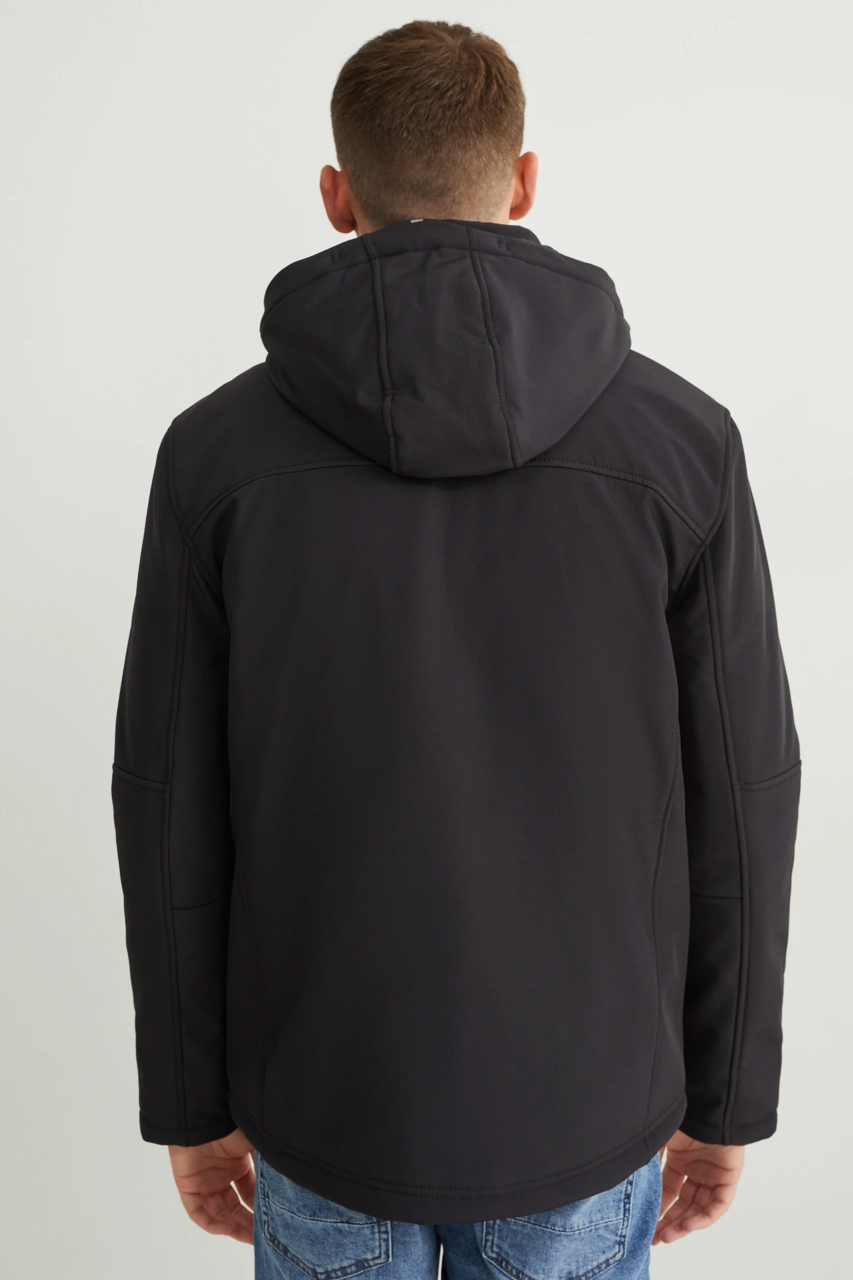 Softshell jacket with hood