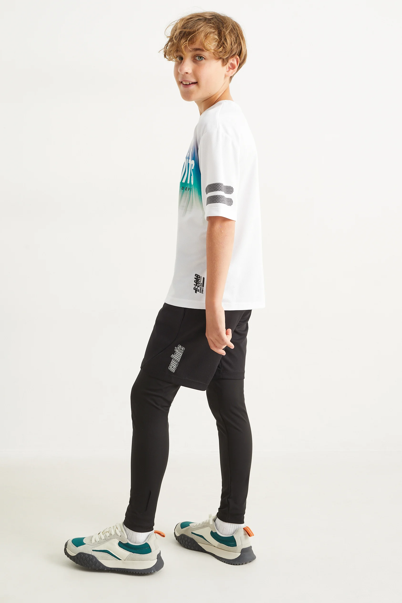 Leggings with shorts - 2-in-1 look