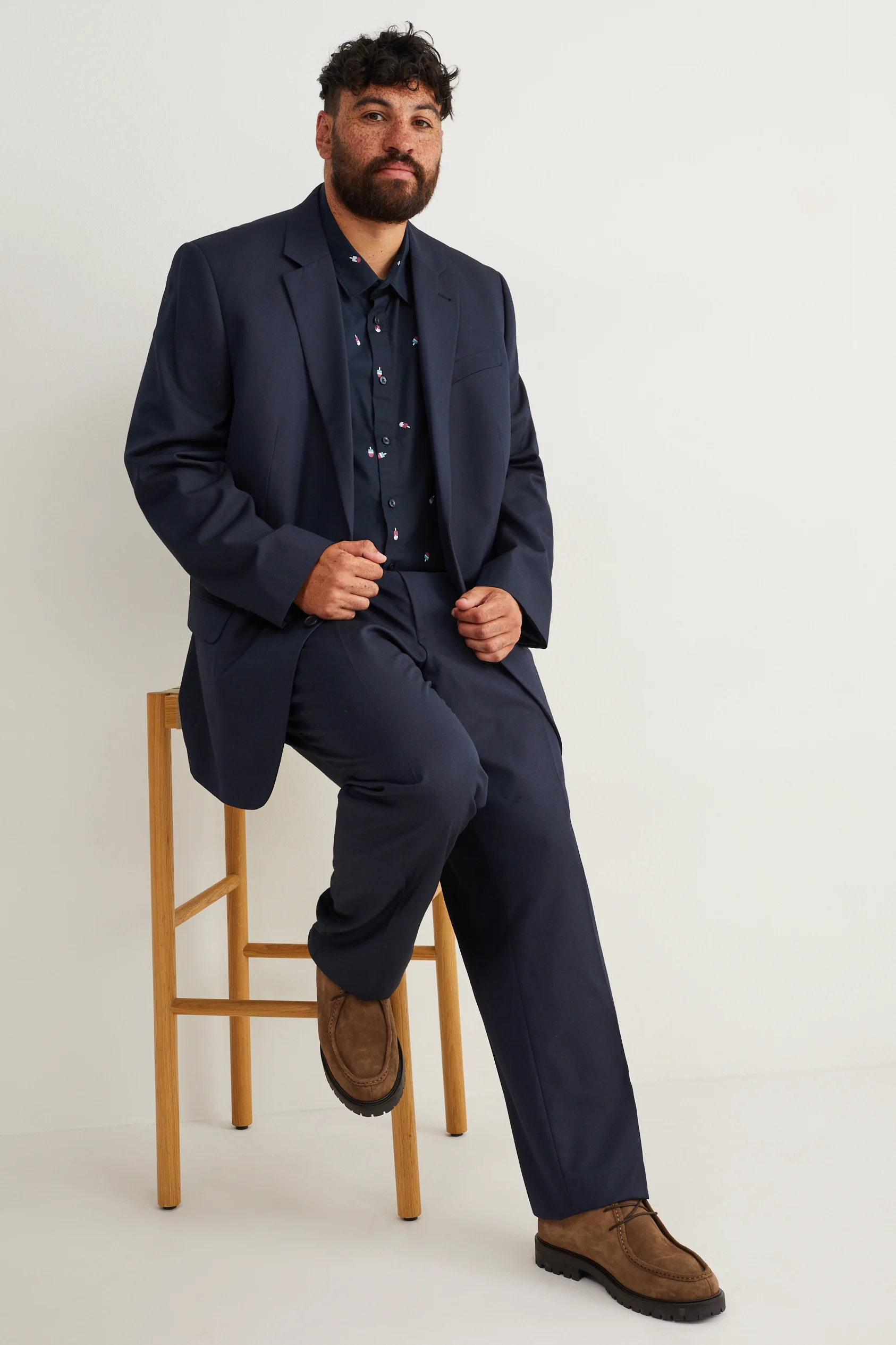 Shirt - slim fit - kent collar