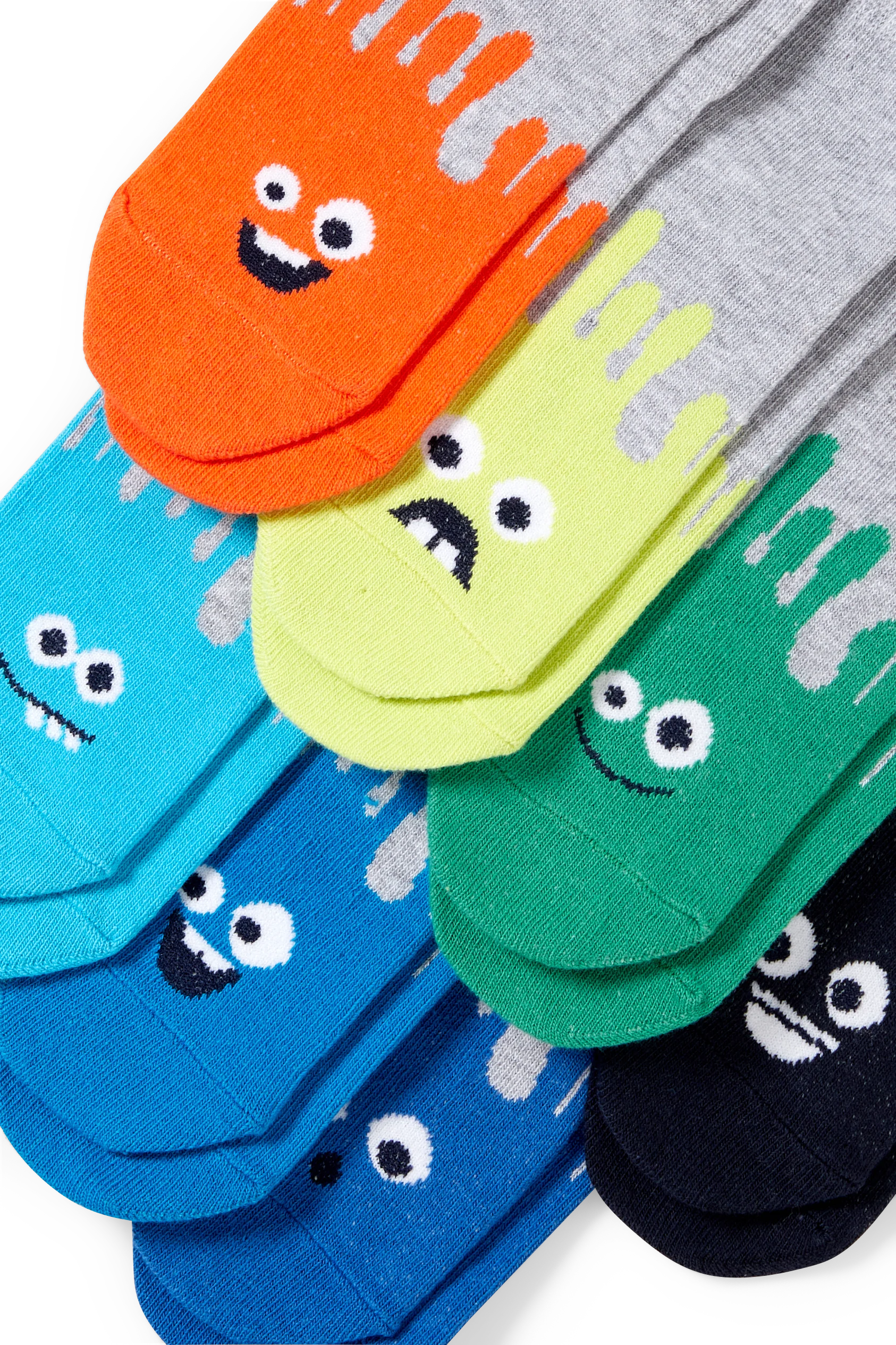 Multipack of 7 - monster - socks with motif