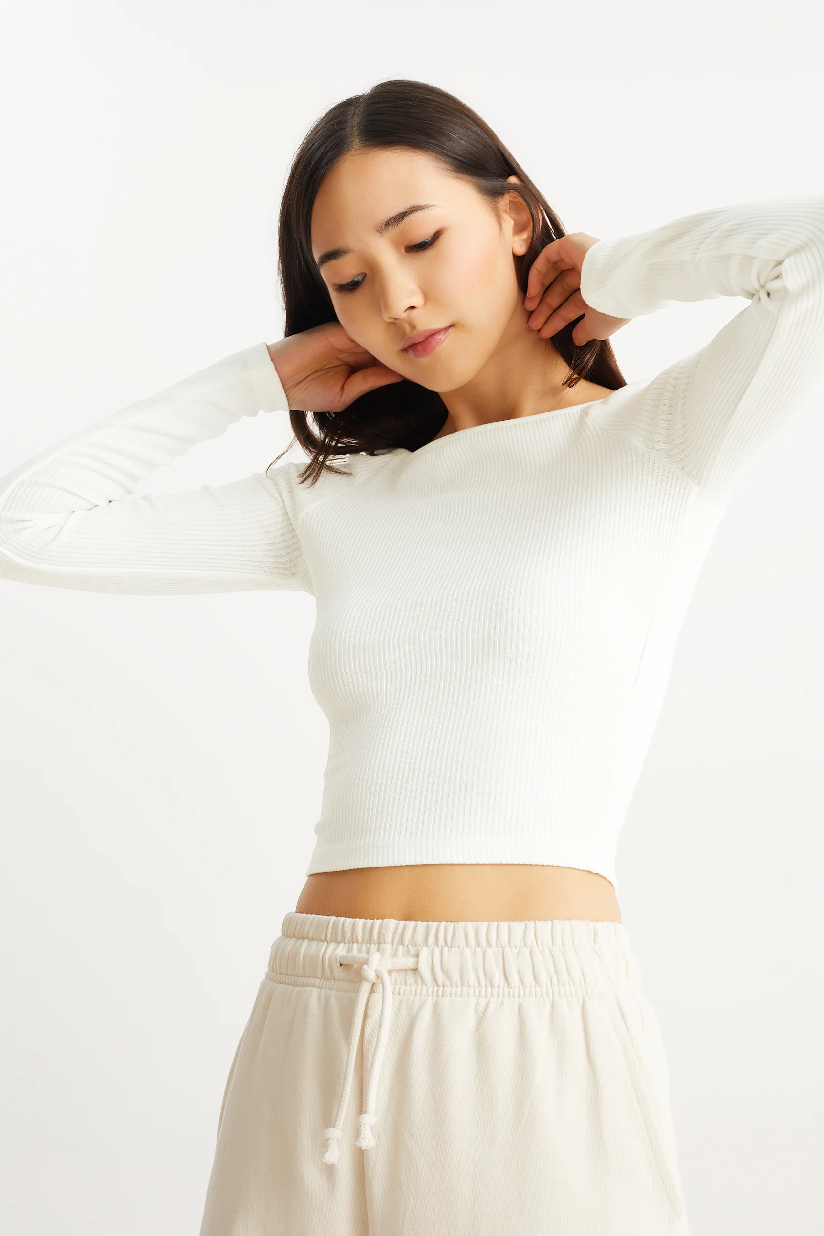 CLOCKHOUSE - cropped long sleeve top