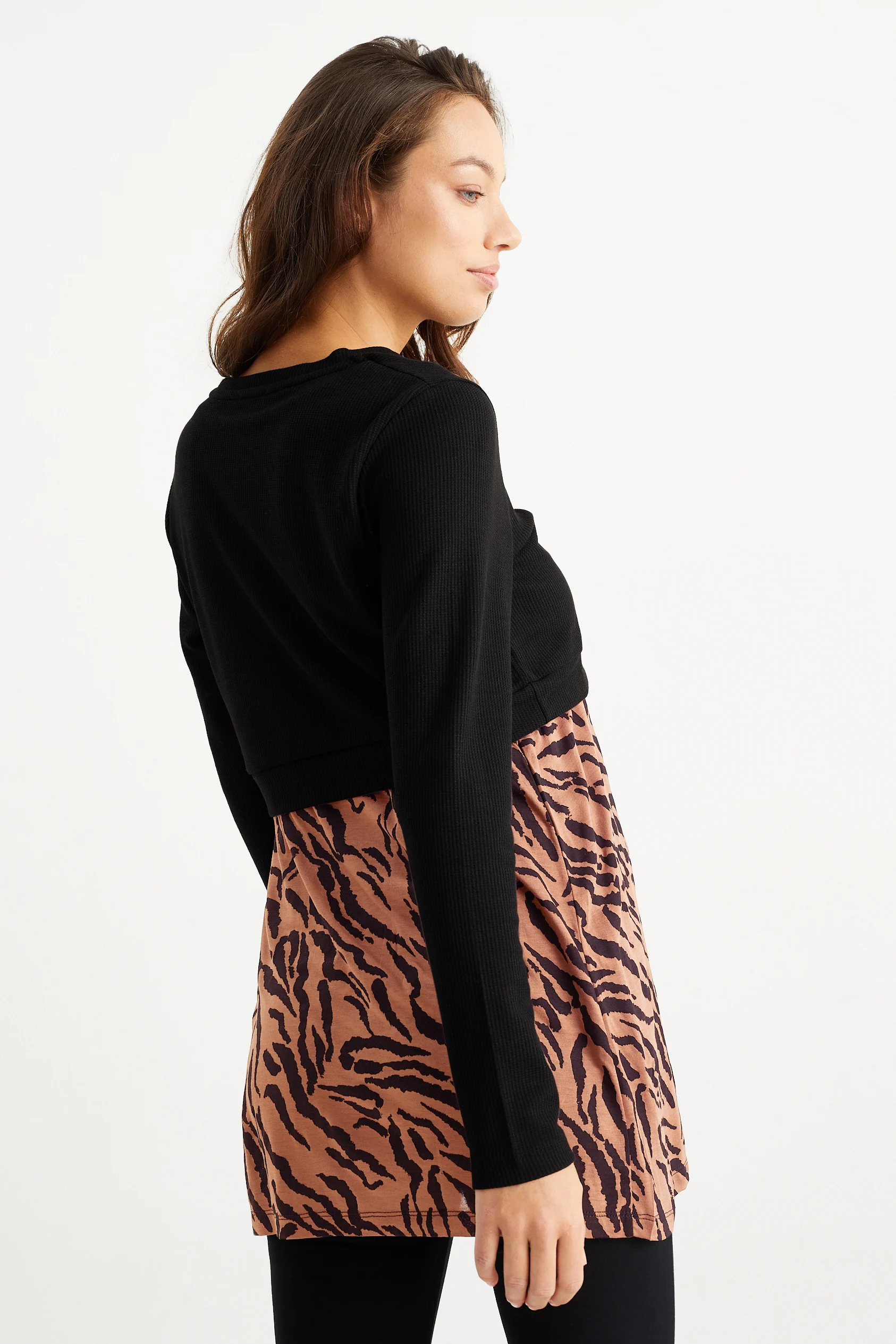 Nursing sweatshirt - 2-in-1 look