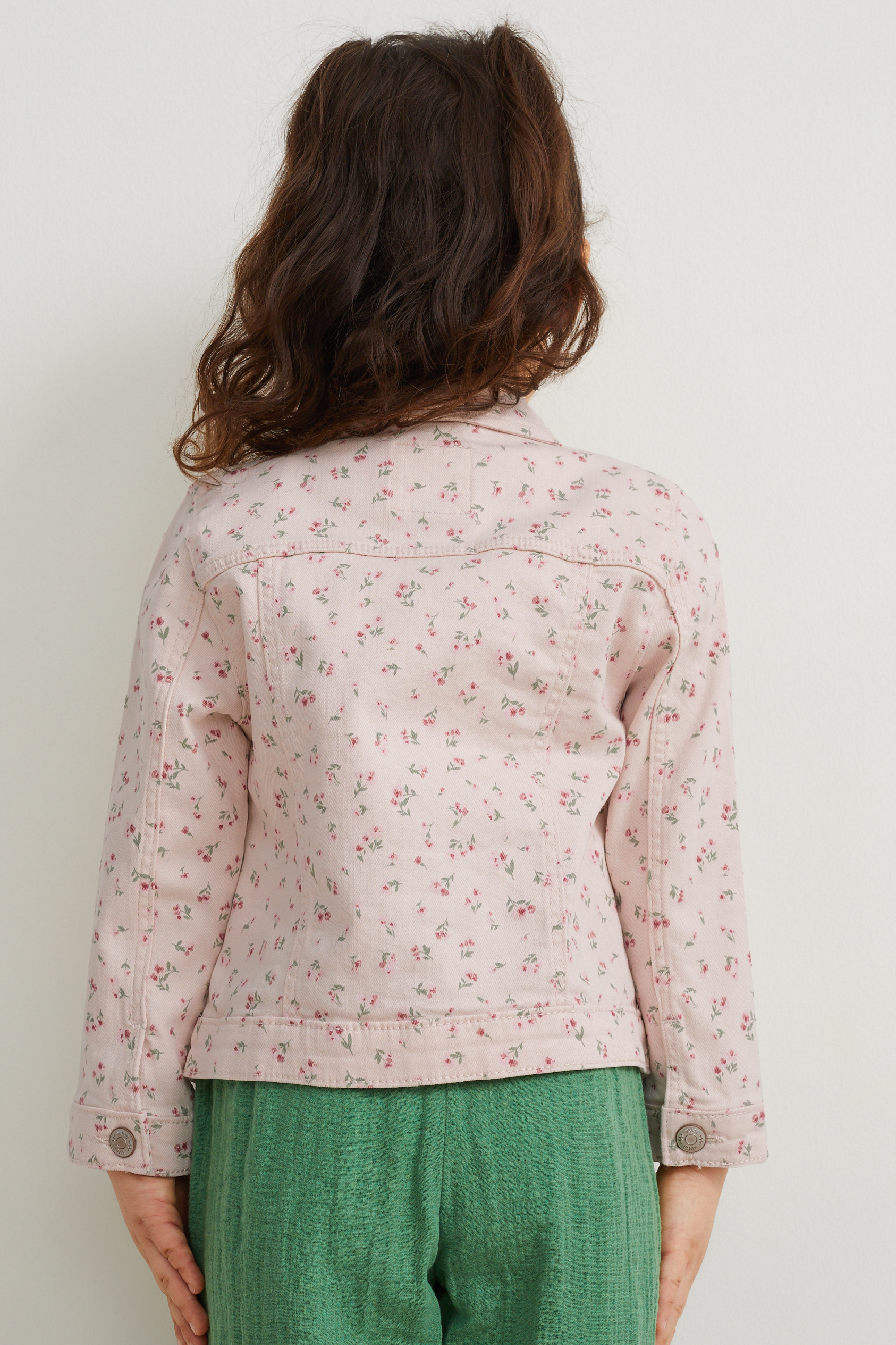 Denim jacket - floral