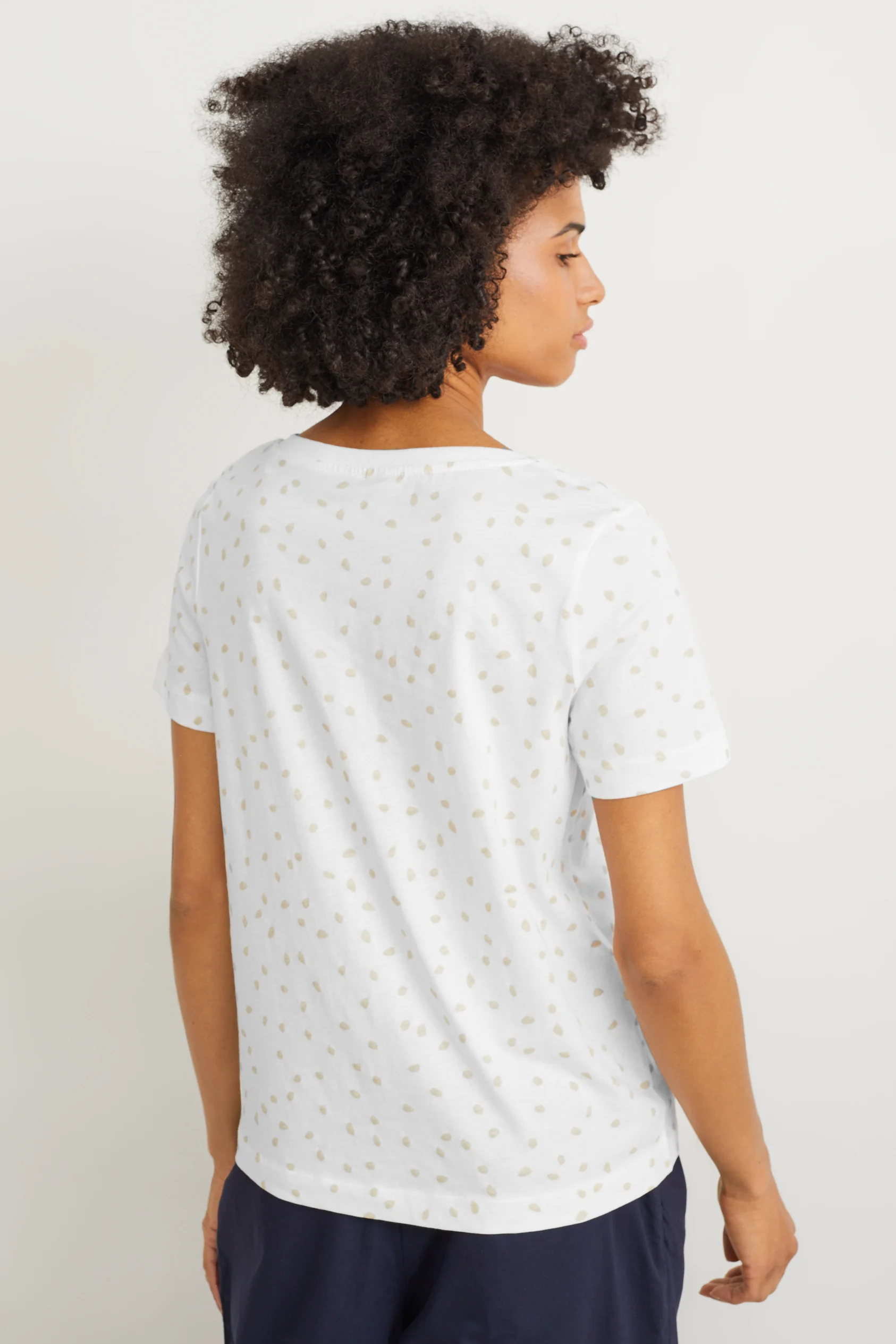 Basic T-shirt - patterned