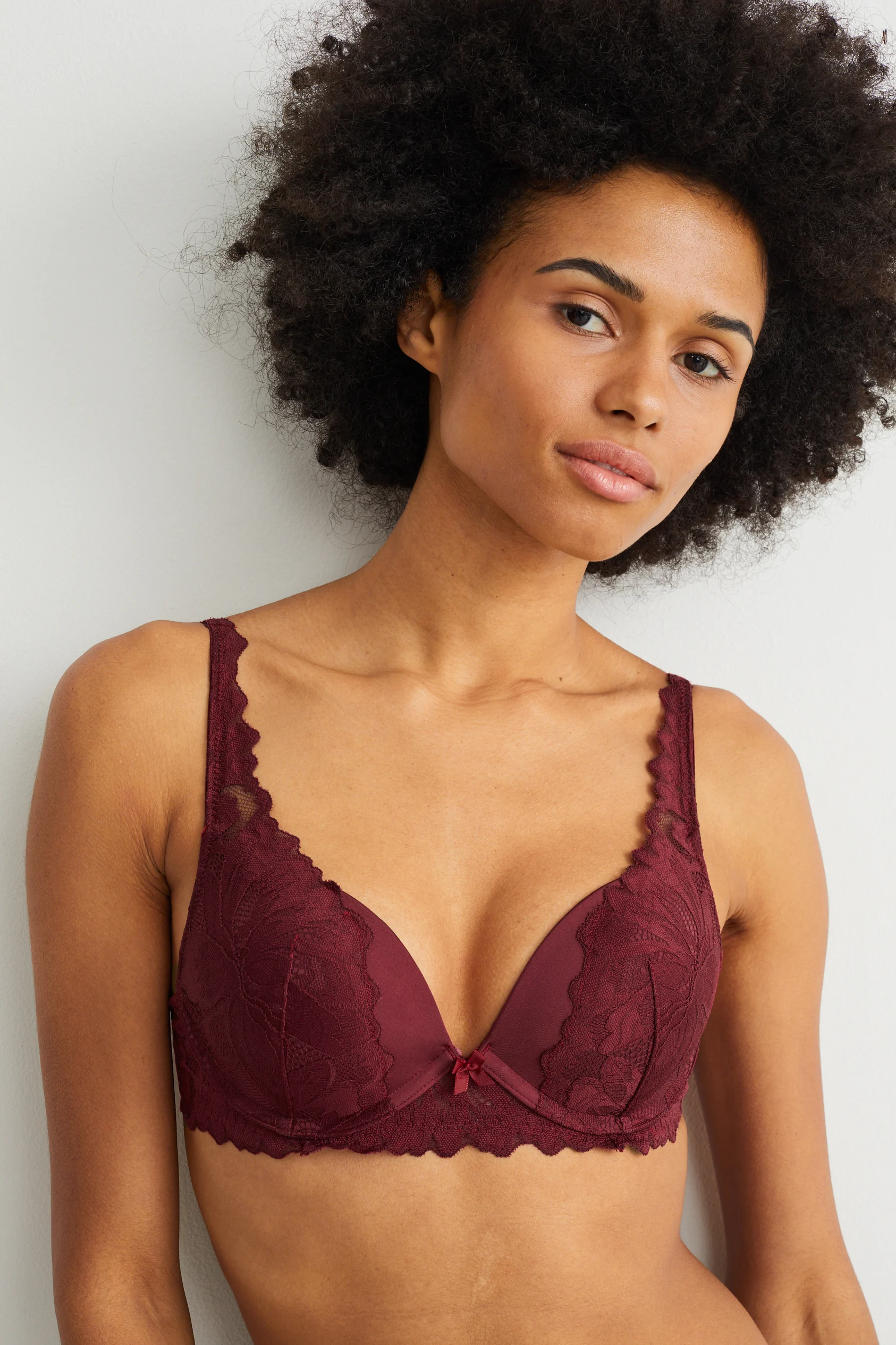 Underwire bra - PLUNGE - padded