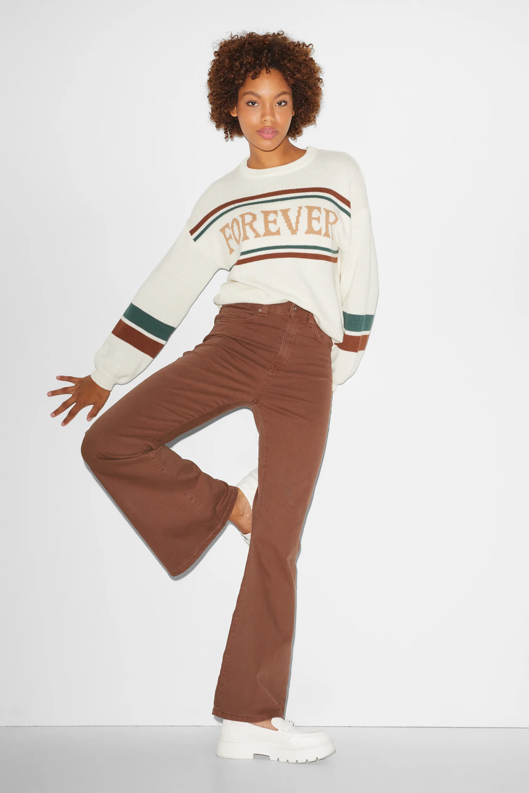 CLOCKHOUSE - flare jeans - high waist