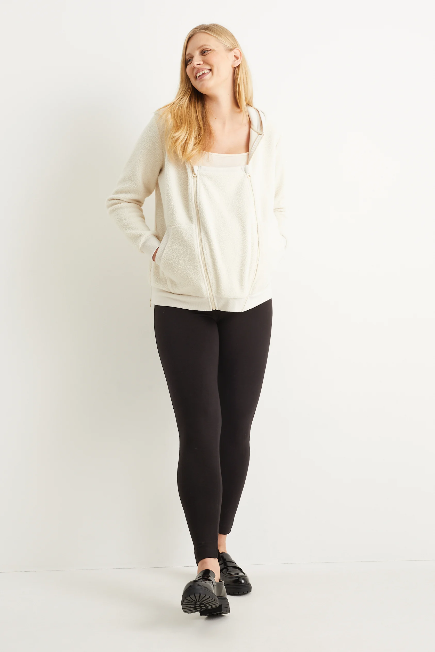 Maternity thermal leggings