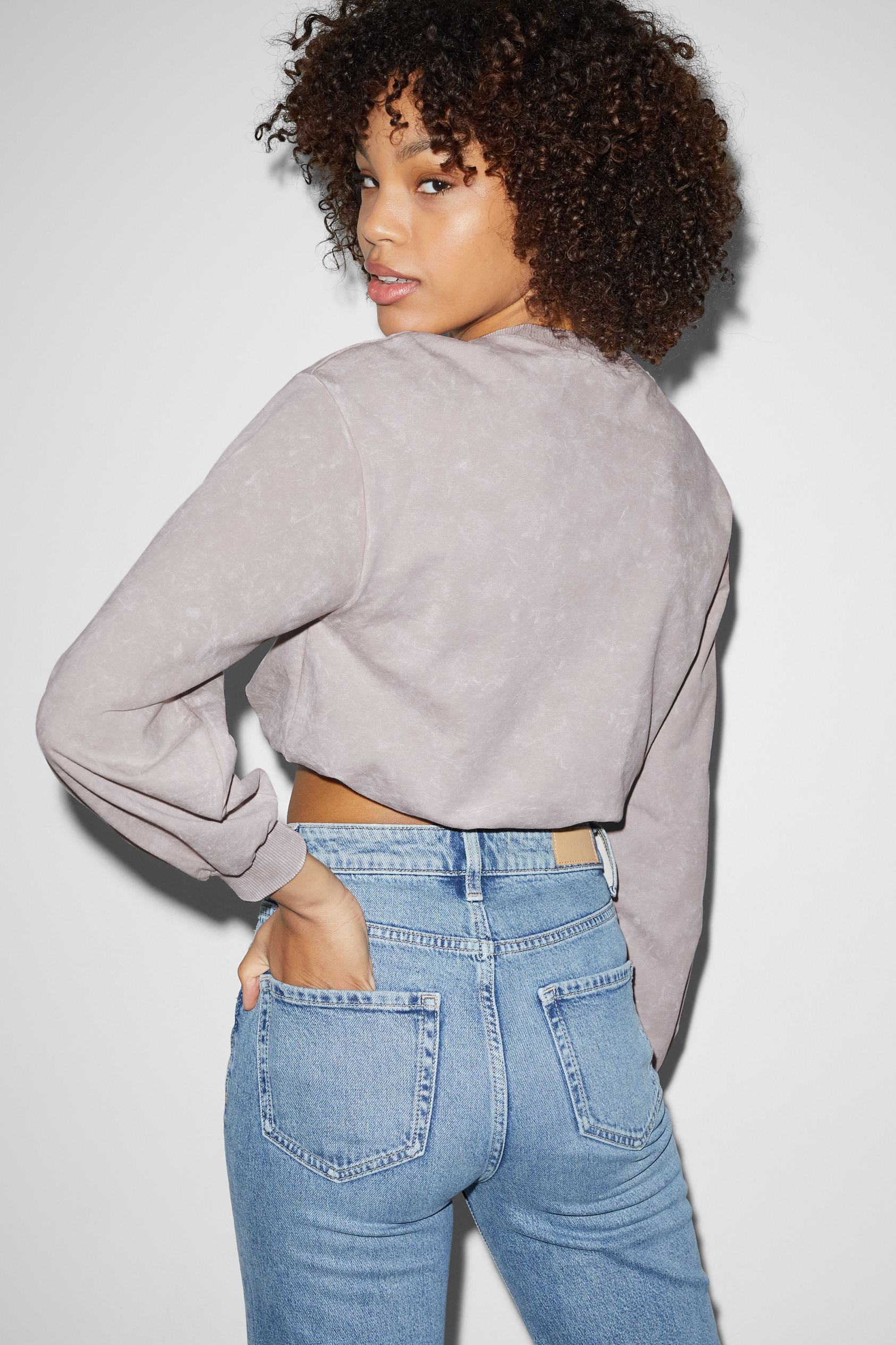 CLOCKHOUSE - cropped sweatshirt