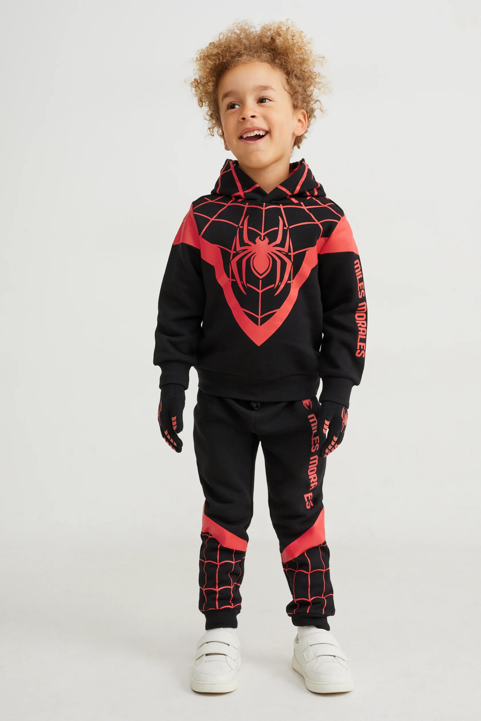 Spider-Man - set - hoodie and gloves - 2 piece