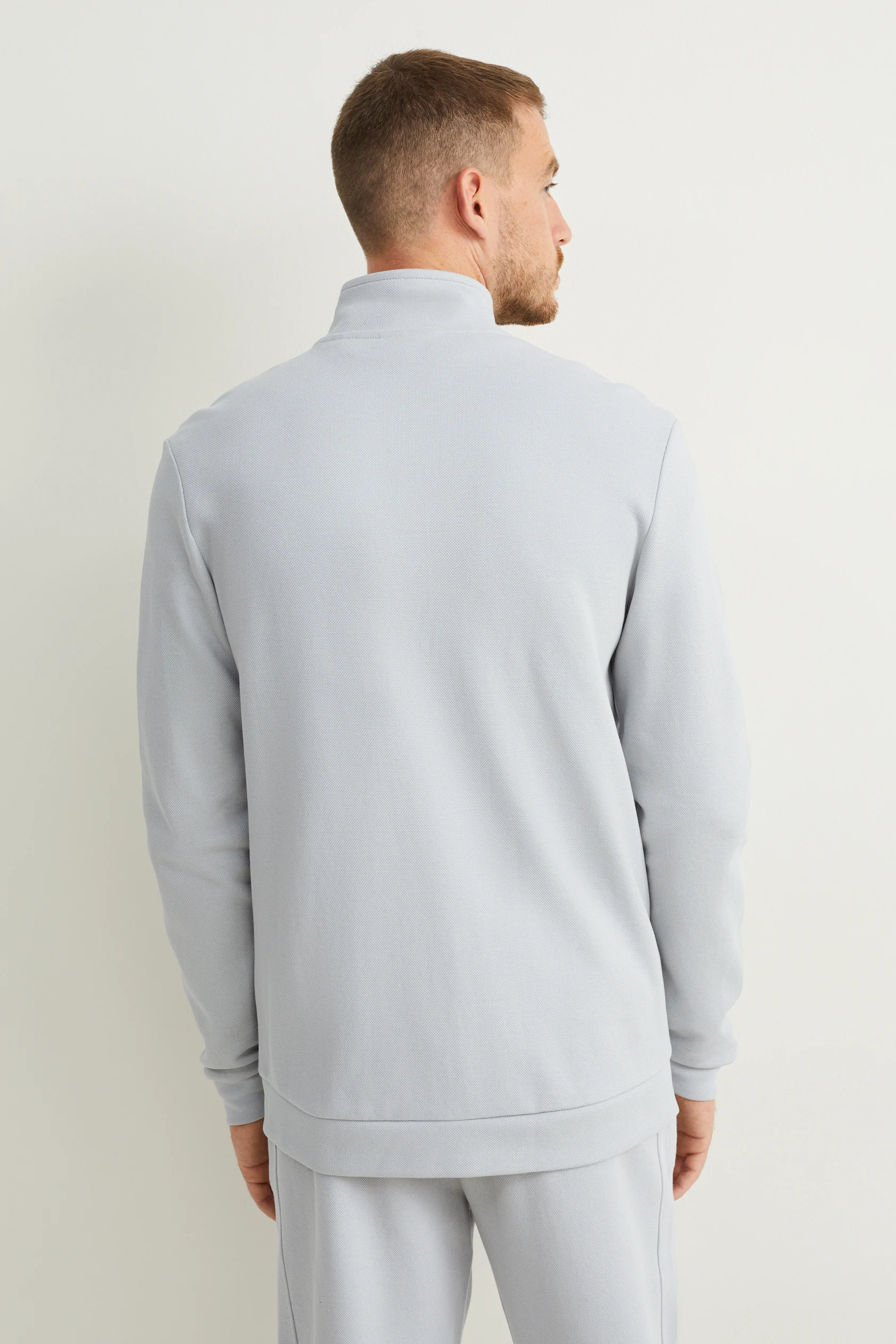 Zip-through sweatshirt