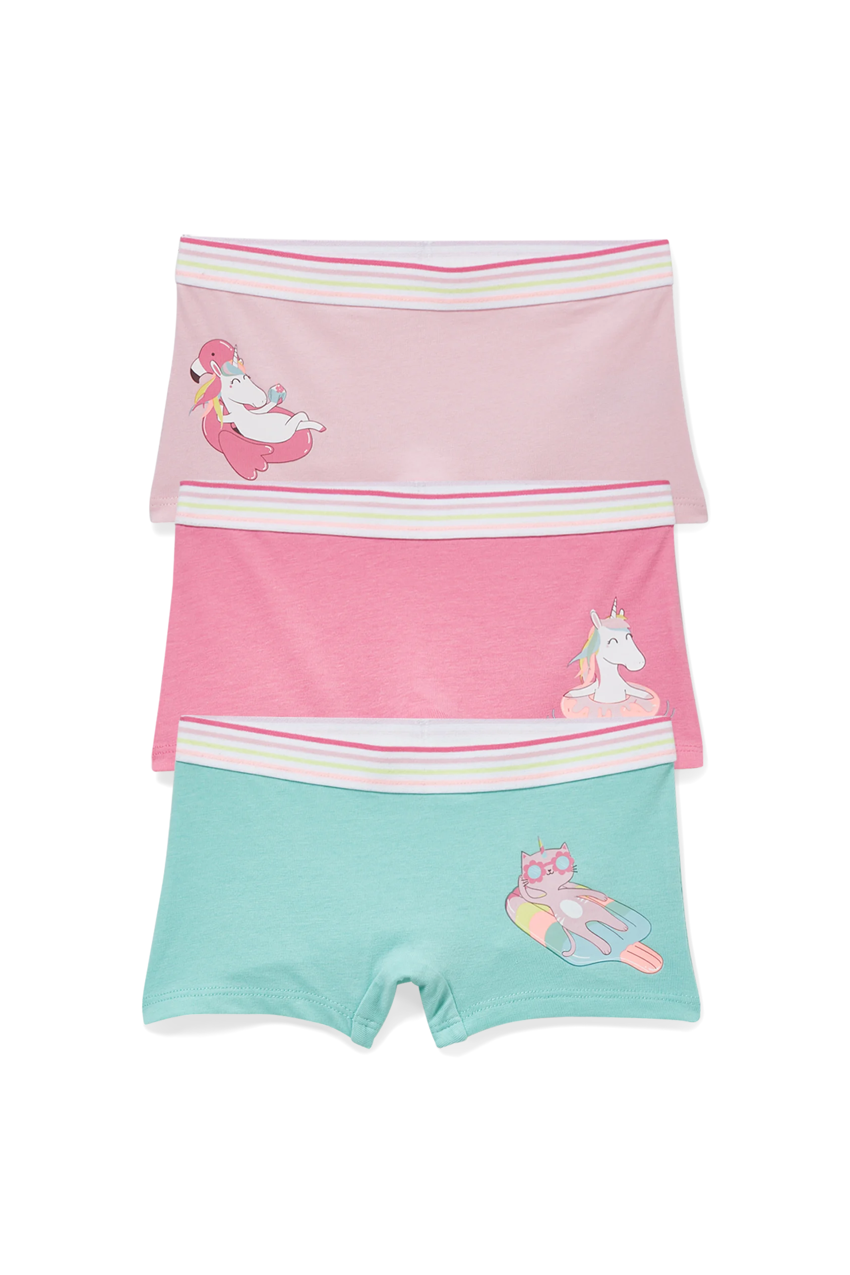 Multipack of 3 - unicorn - shorts