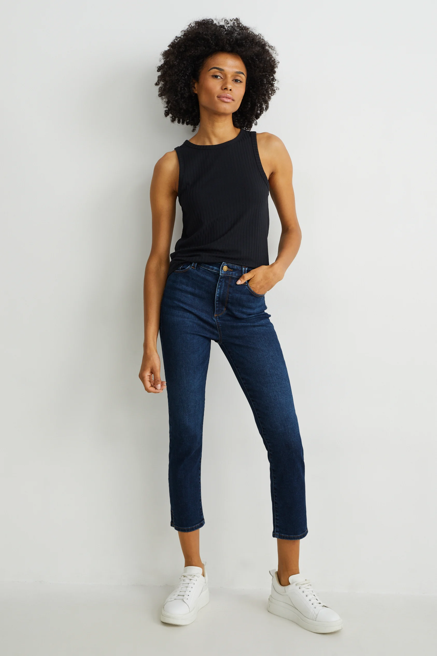 Slim jeans - high waist