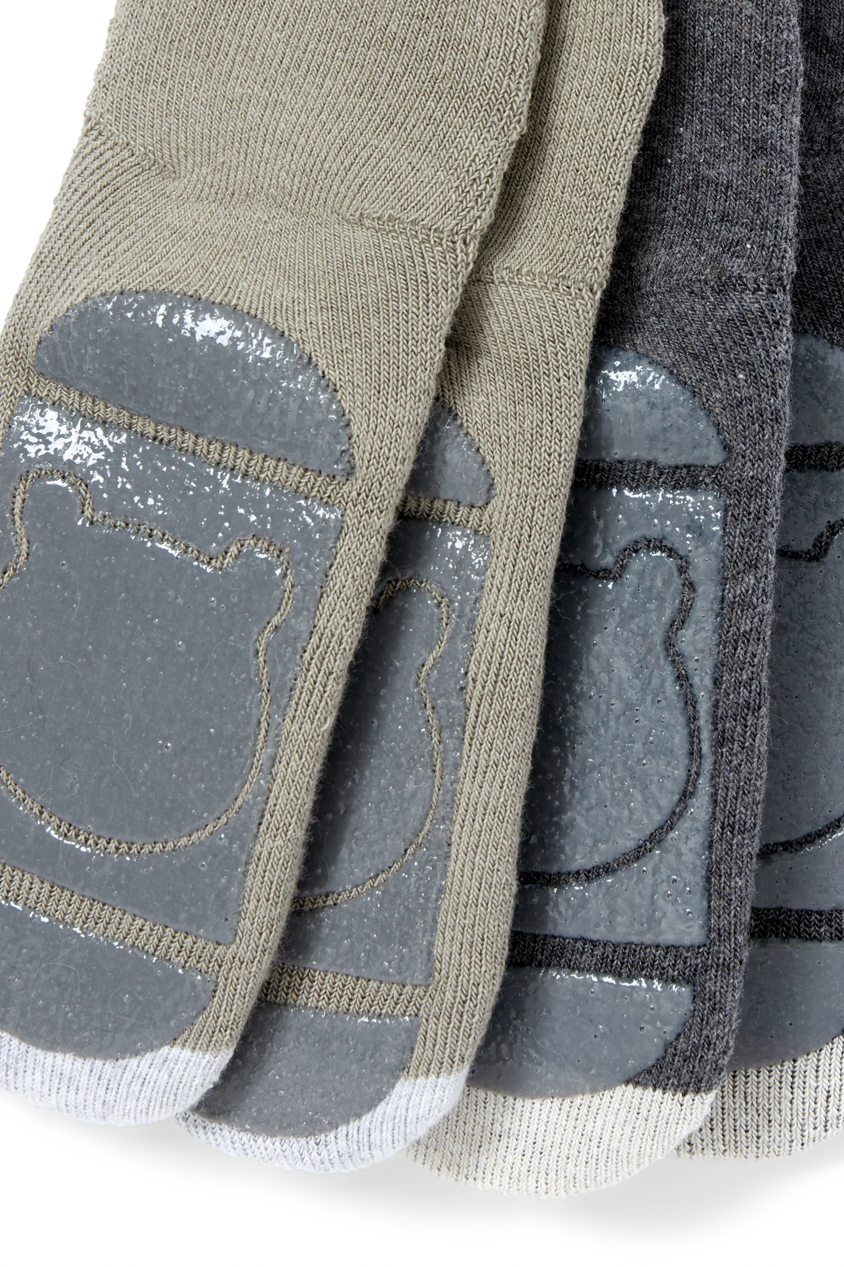 Multipack of 2 - woodland animals - baby non-slip socks