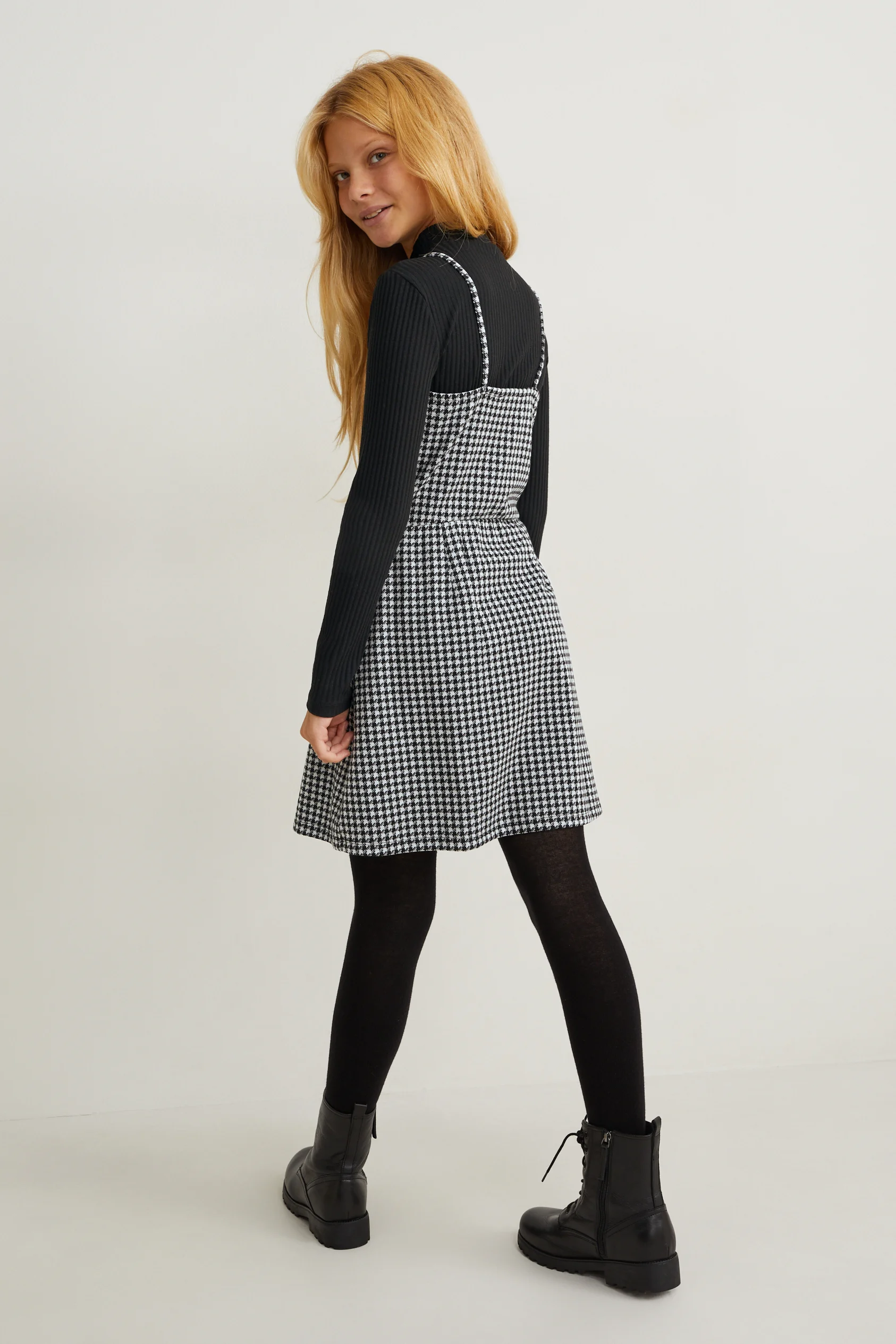 Set - dress and long sleeve top - 2 piece