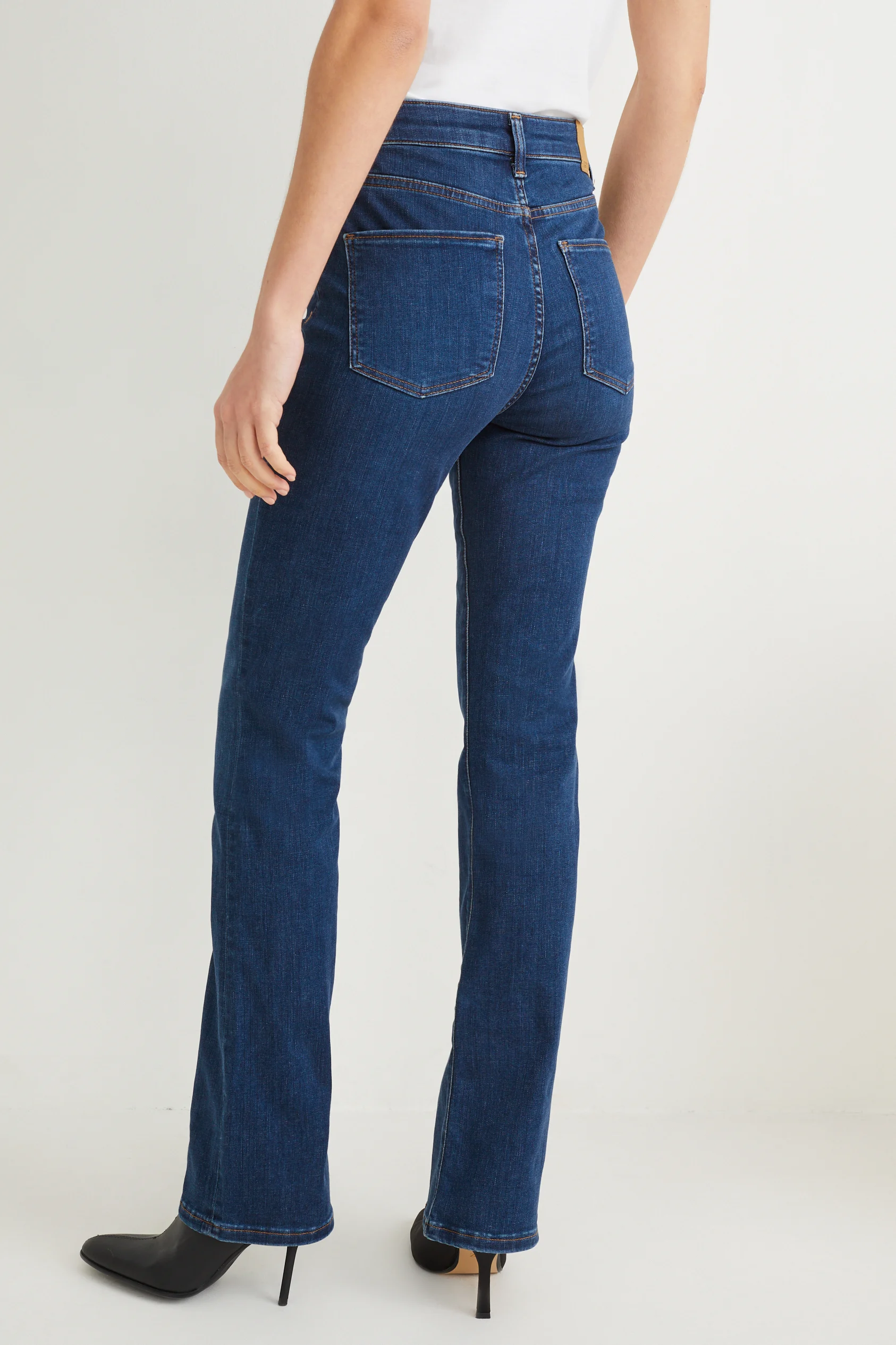 Bootcut jeans - high waist - LYCRA? - recycled