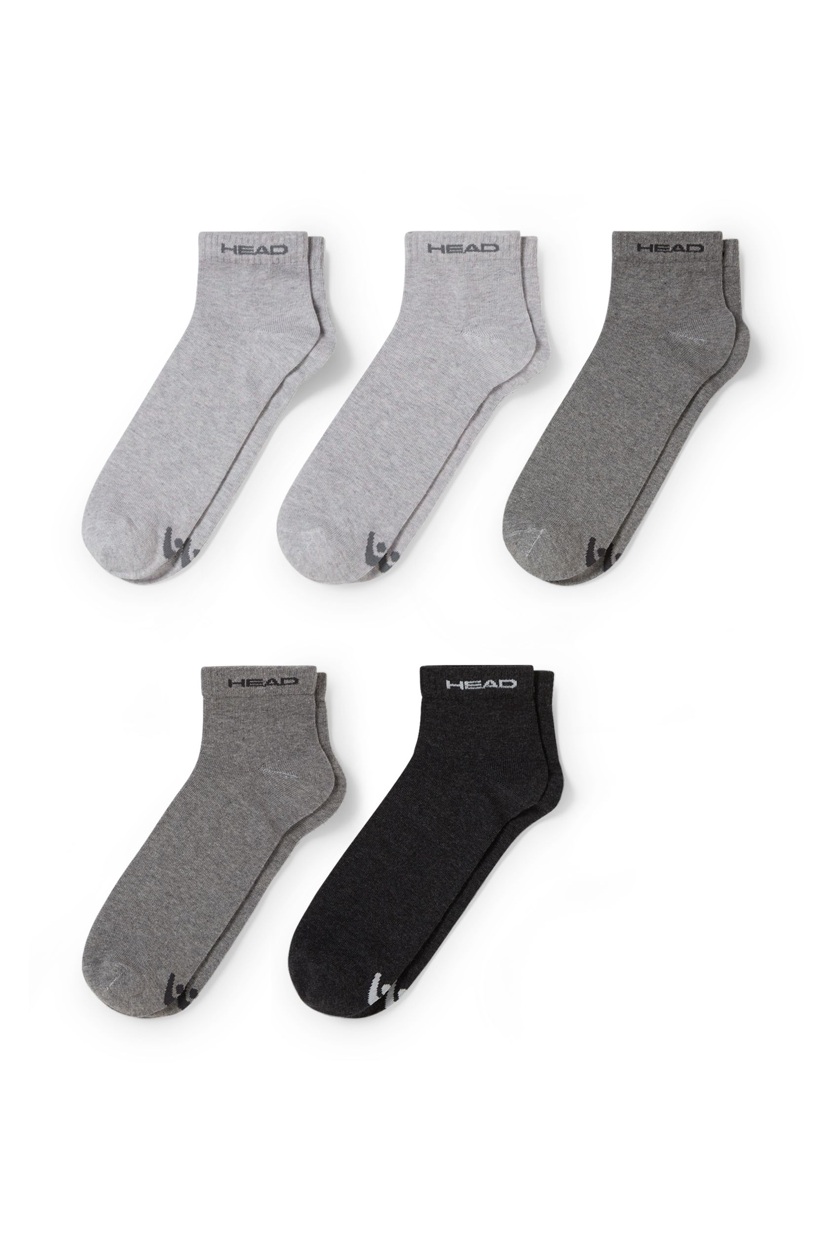 HEAD - multipack of 5 - short socks