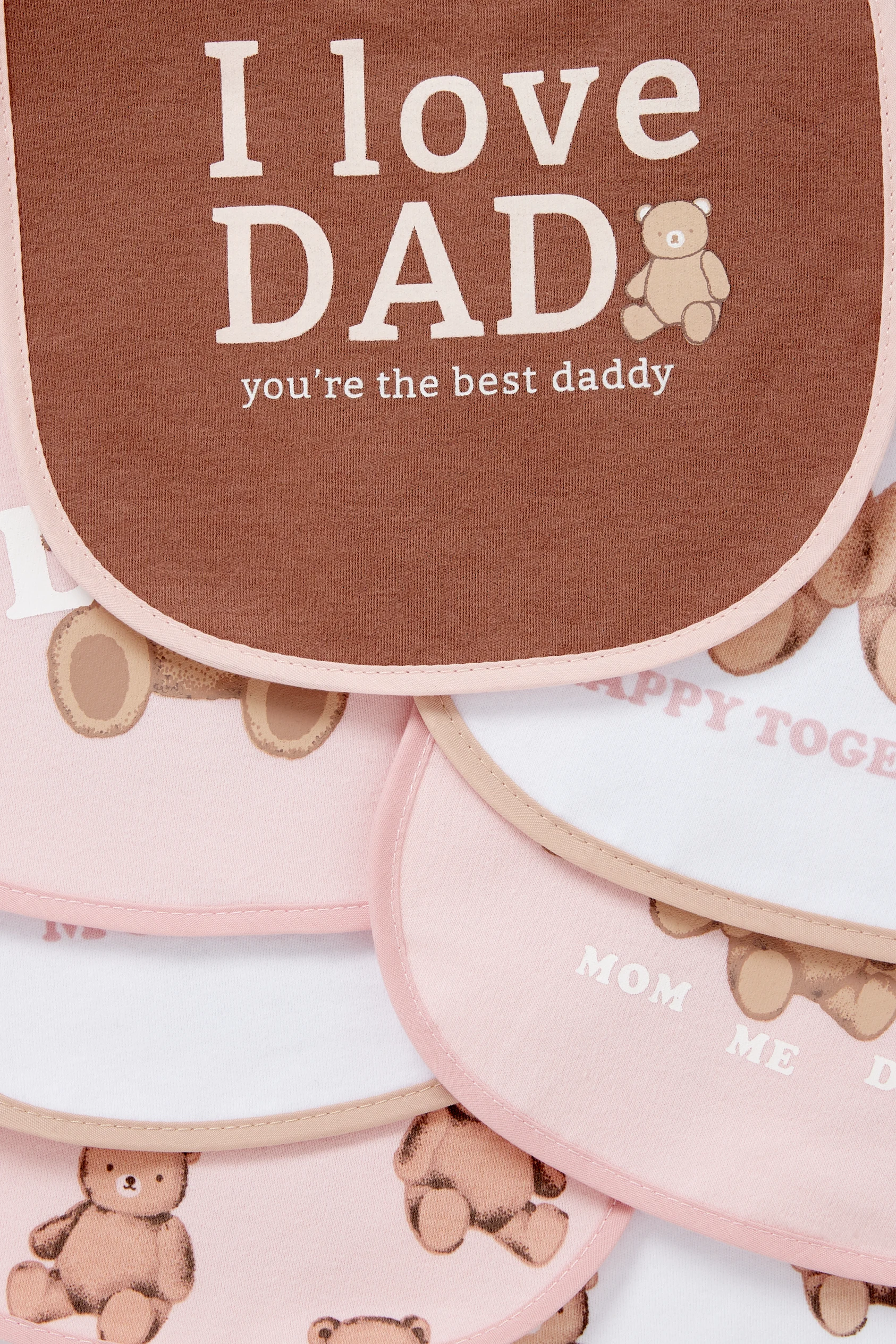 Multipack of 7 - baby bib