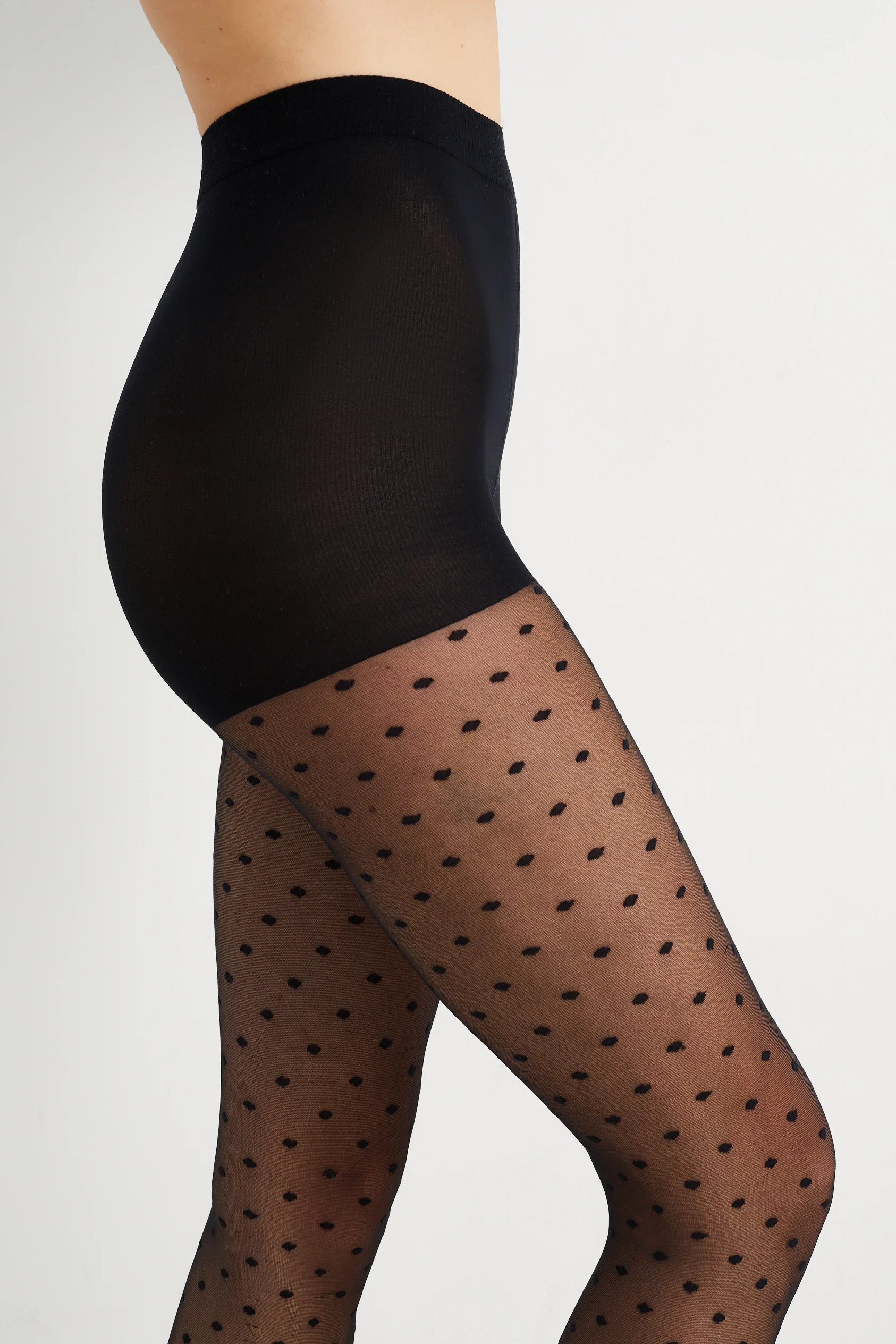 Tights - LYCRA? - 20 denier - polka dot
