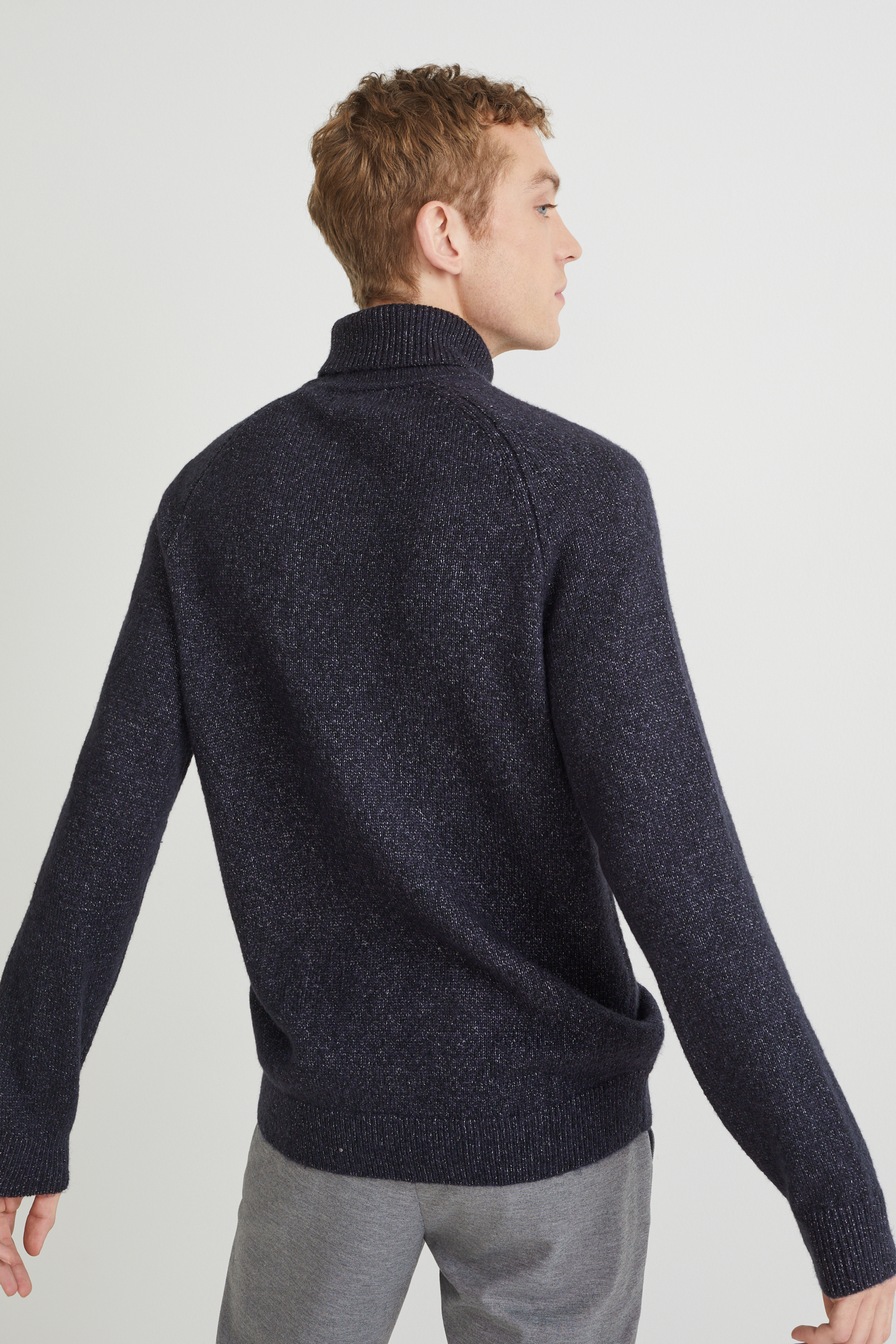 Polo neck jumper