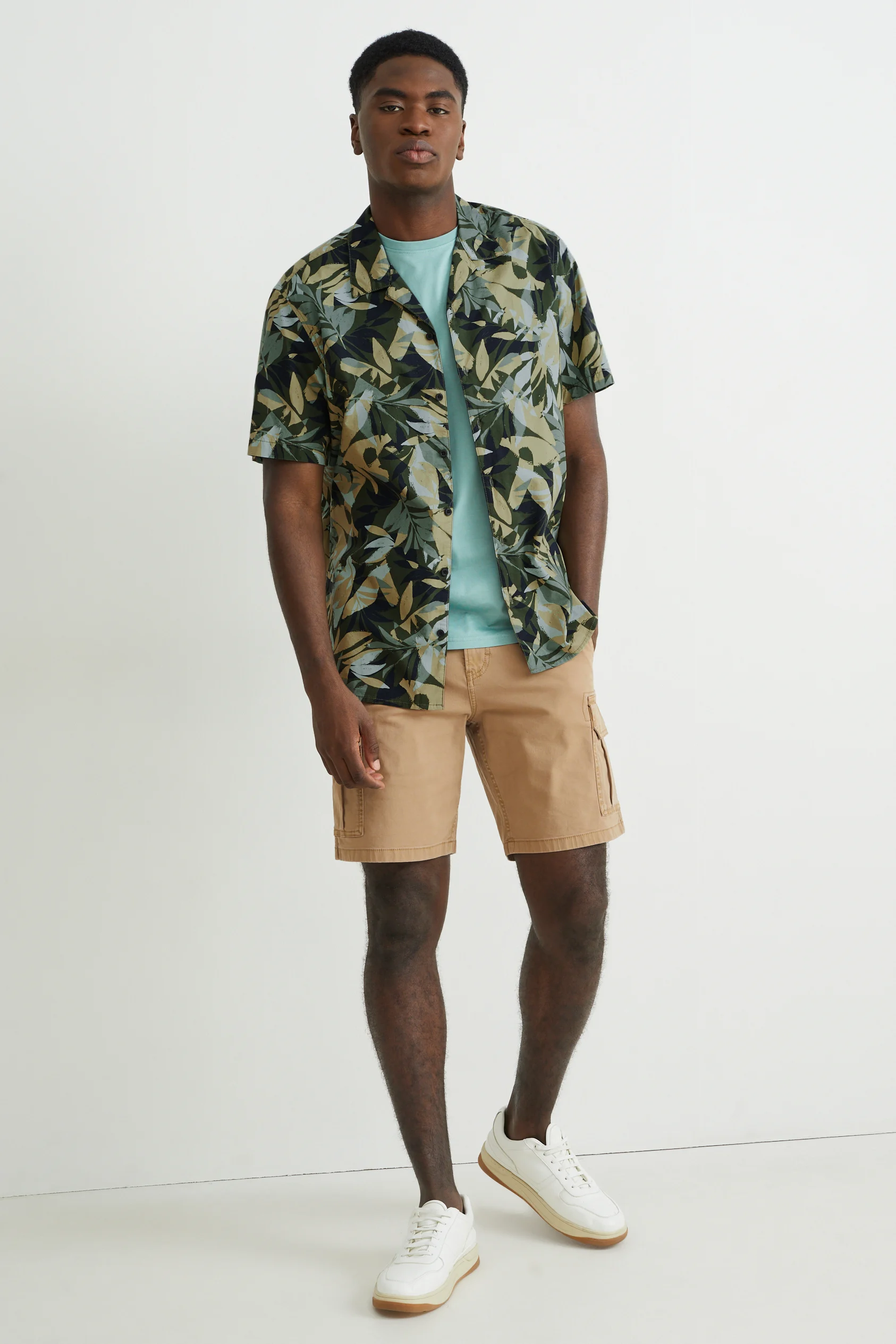 Shirt - regular fit - lapel collar