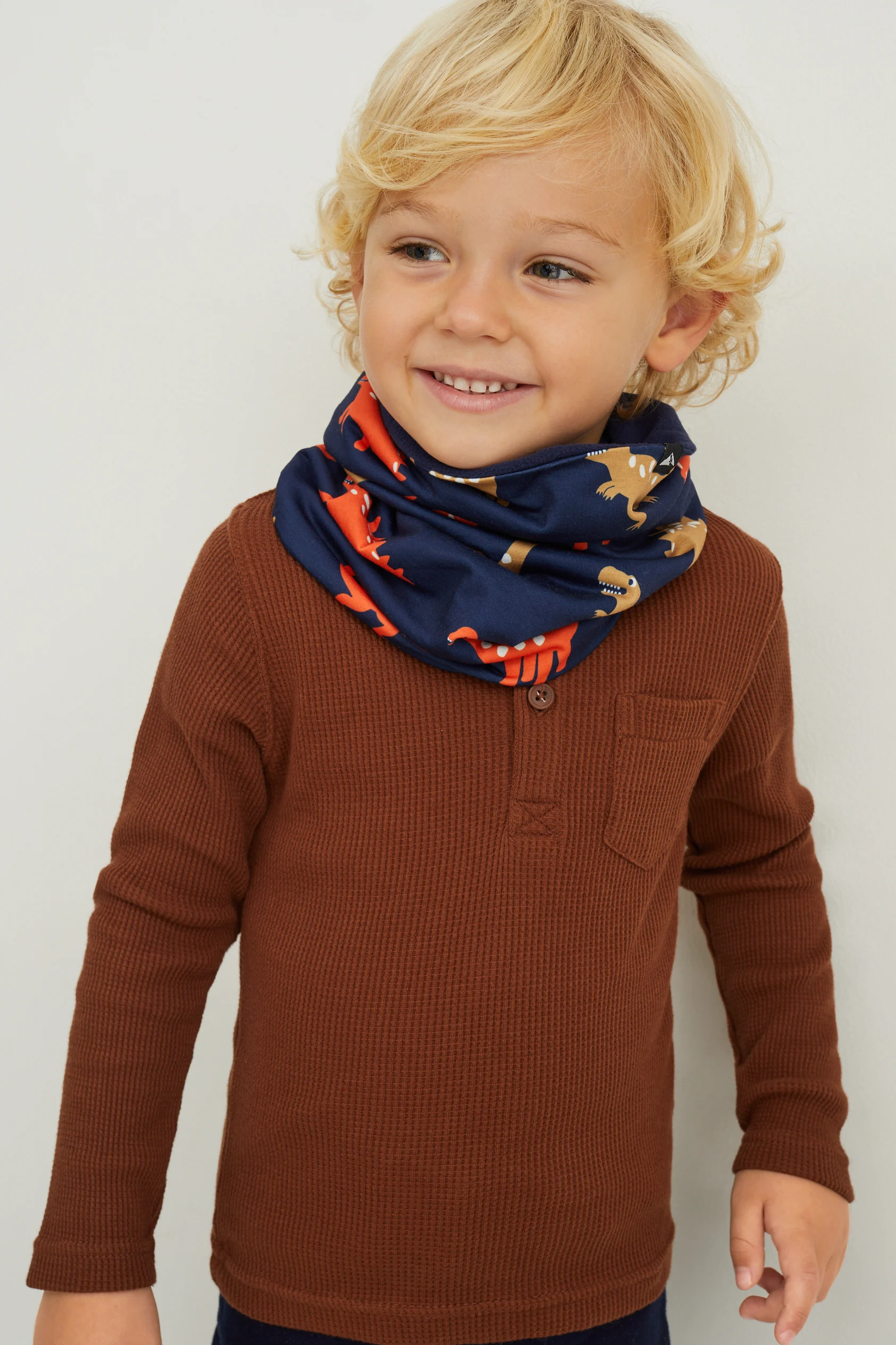 Dinosaur - snood - patterned