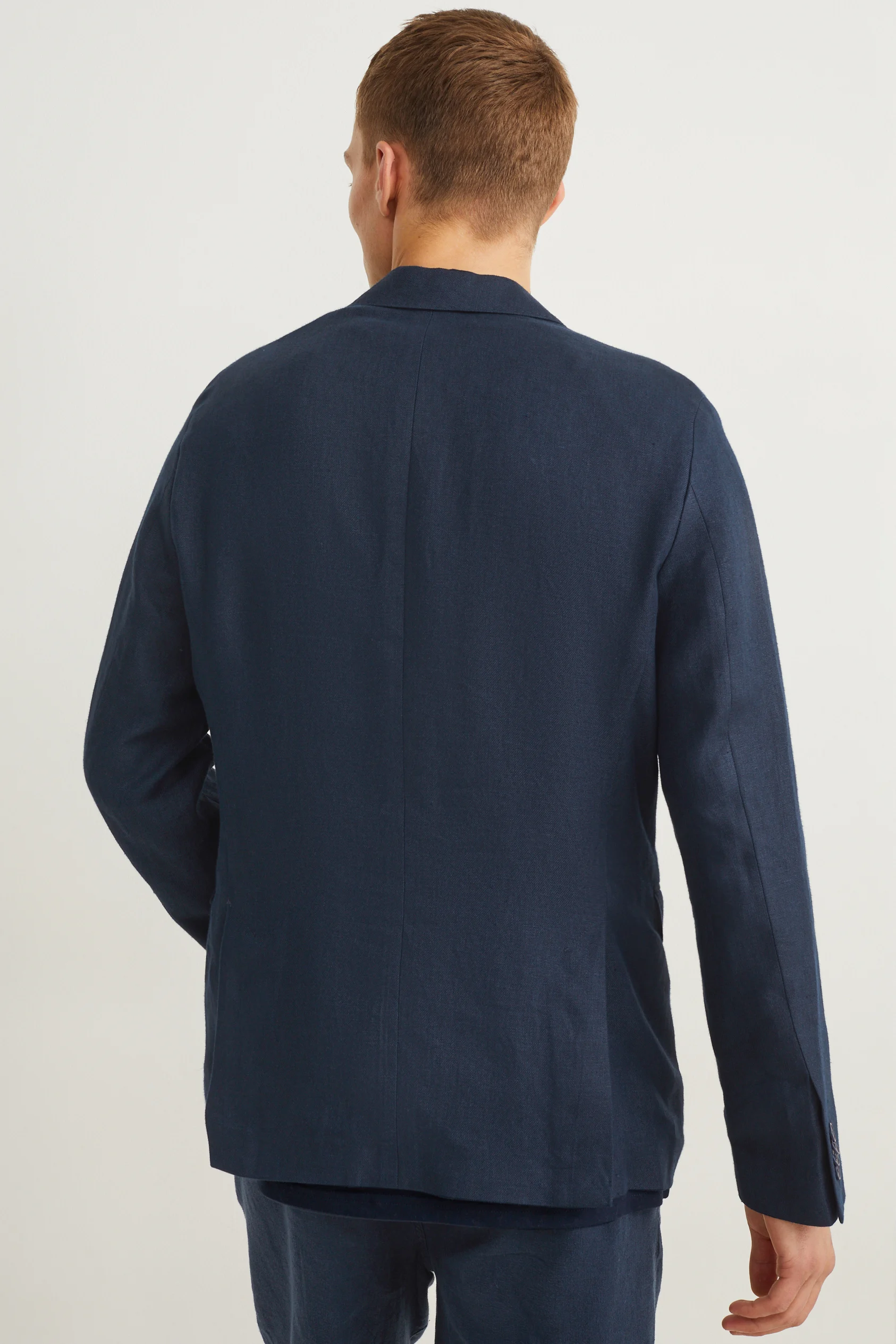 Linen jacket - slim fit