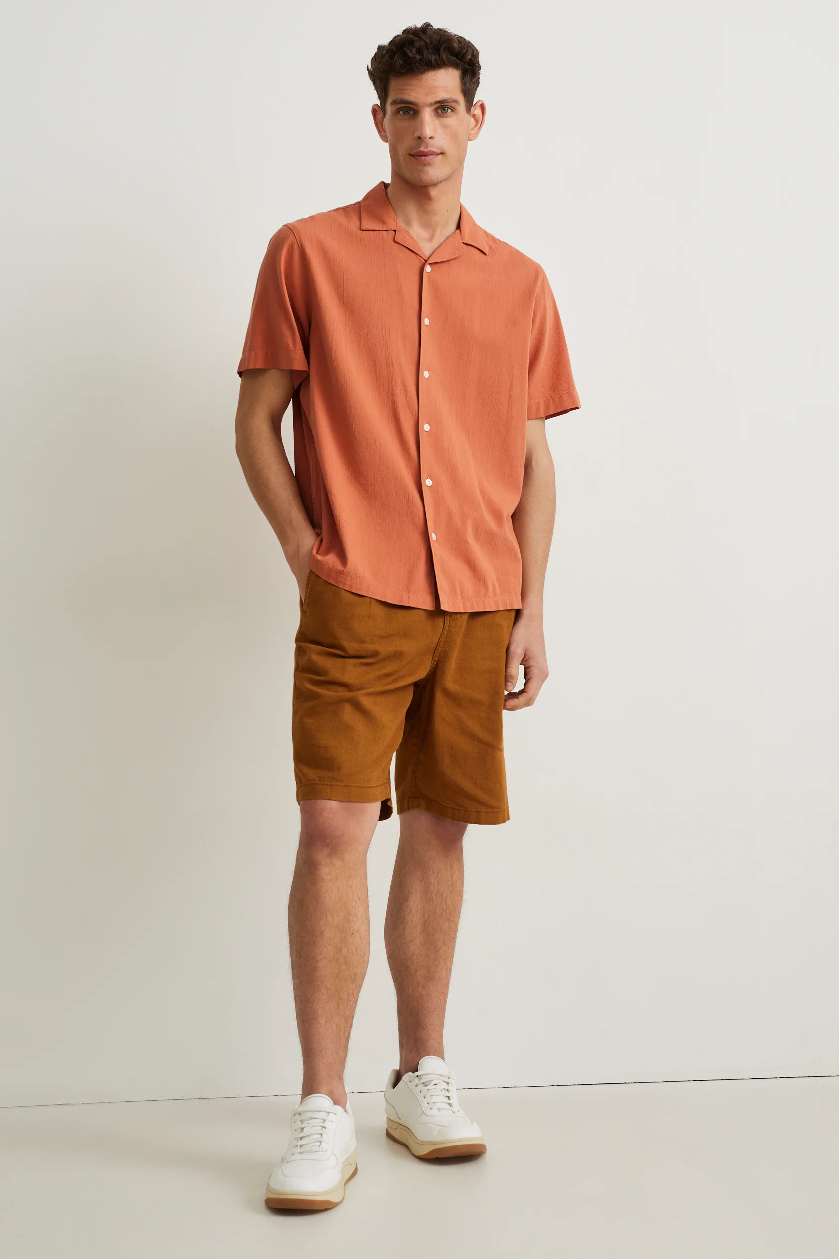 Shirt - regular fit - lapel collar