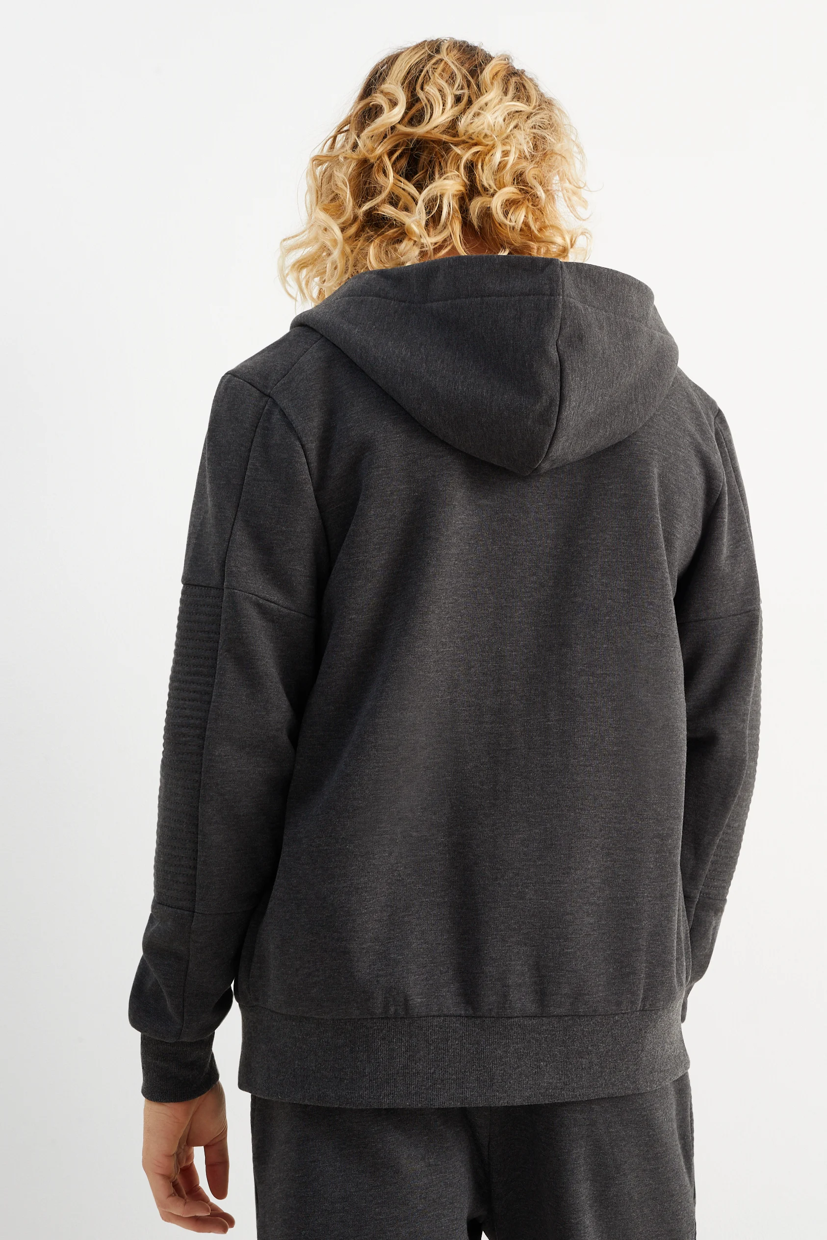 Zip-through hoodie