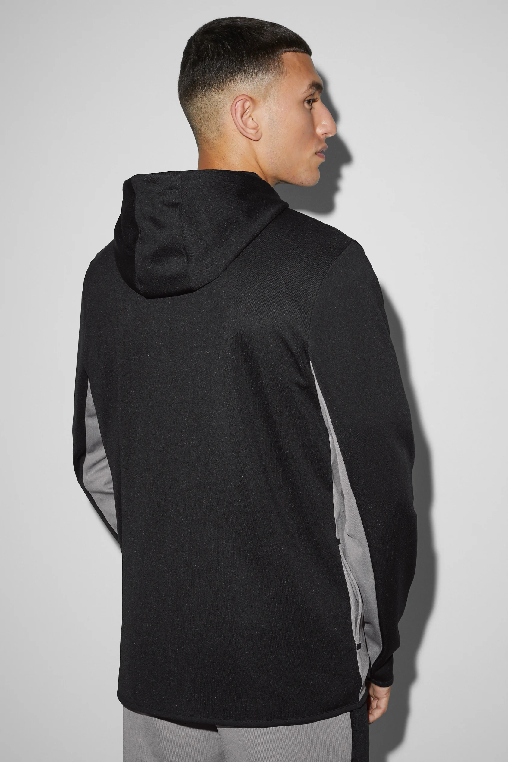 Zip-through hoodie