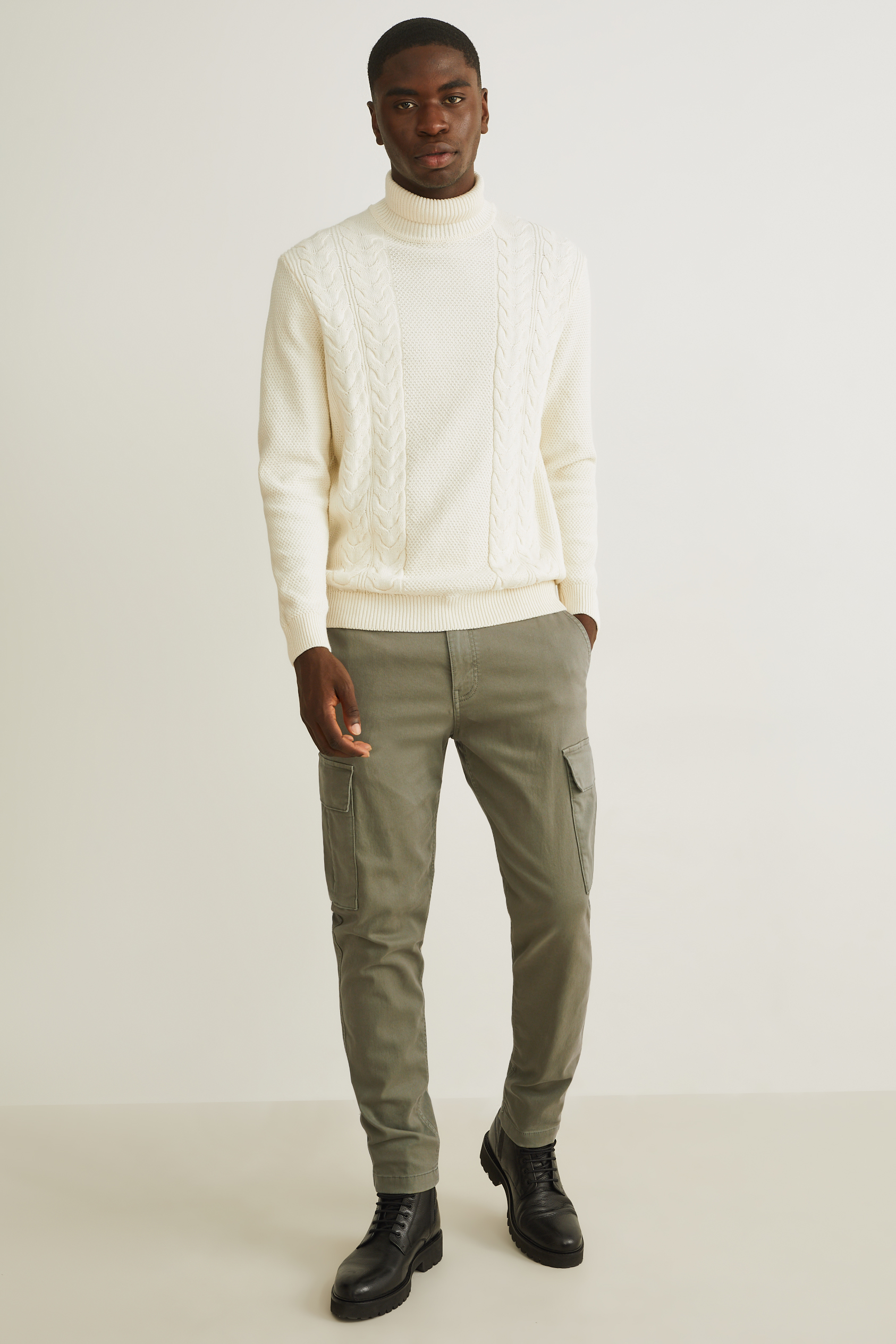 Cargo trousers - tapered fit - Flex - LYCRA?