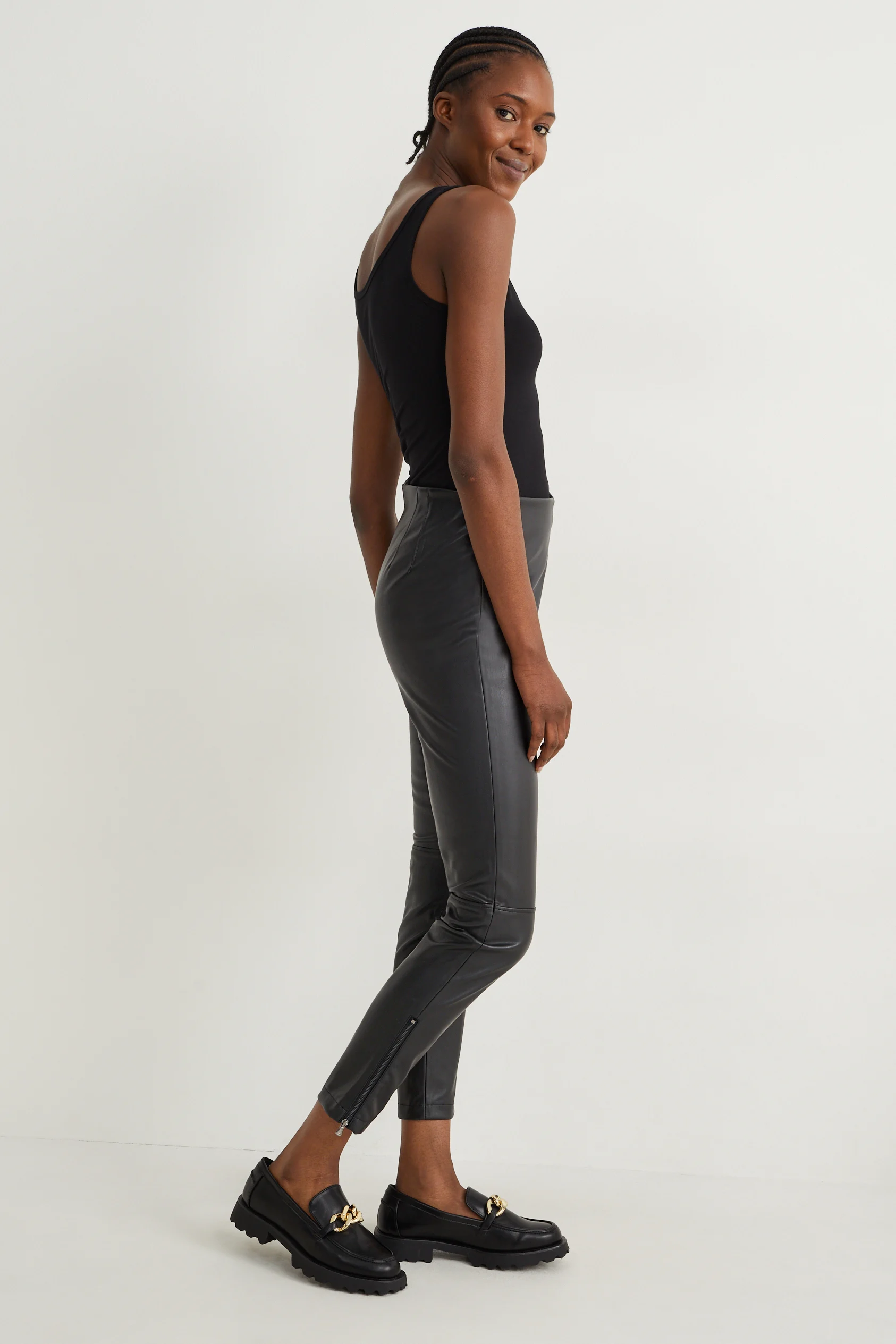 Leggings - faux leather
